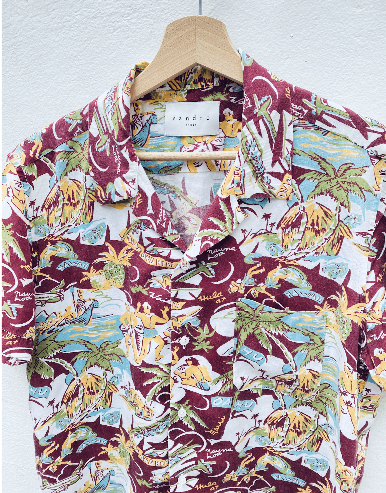 Sandro Hawaiian / Floral Shirt Size US S / EU 44-46 / 1 - 2 Thumbnail