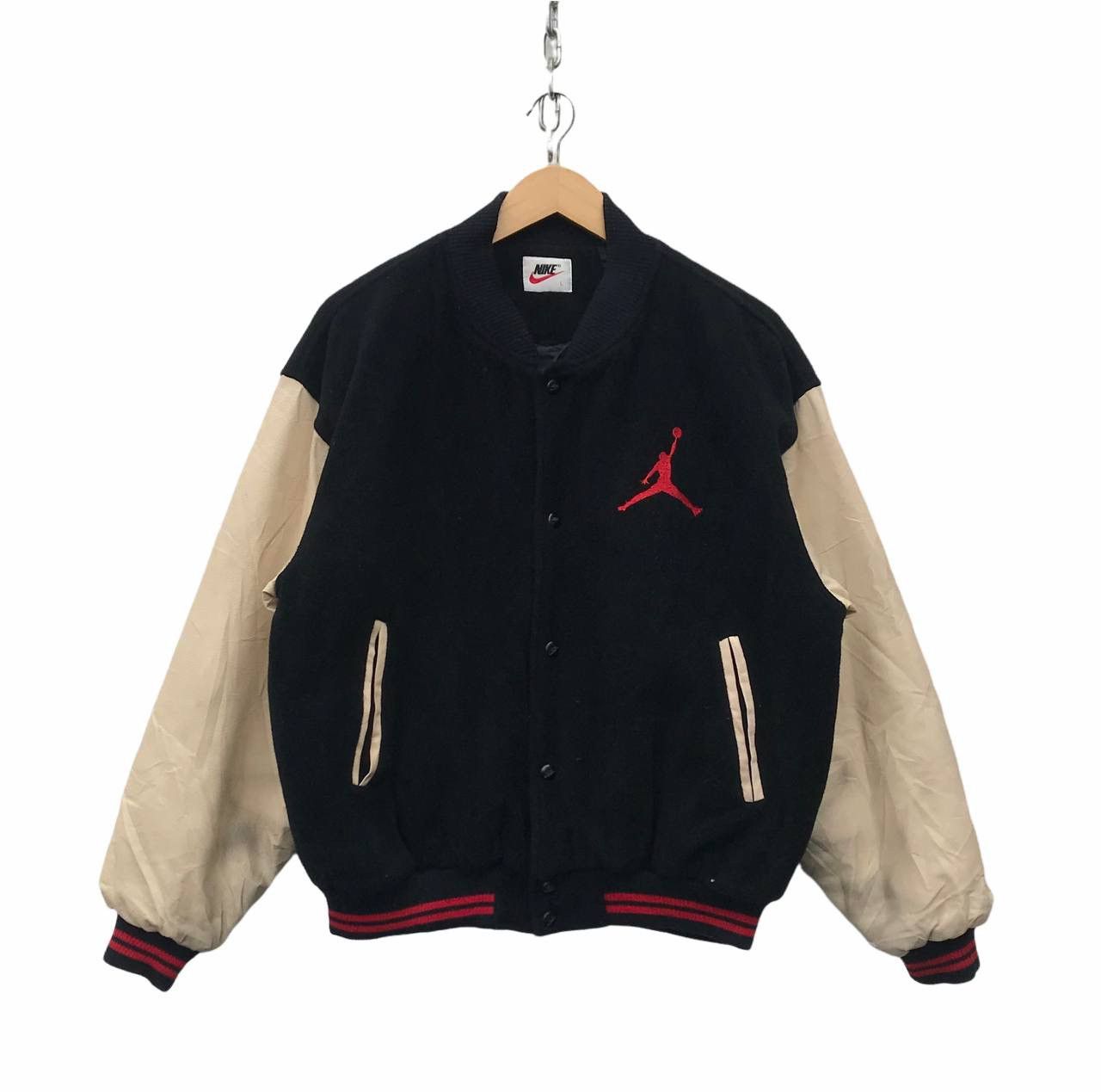 Nike Varsity Jacket Vintage Nike Air Jordan Varsity Jacket Streetwear Jacket Grailed