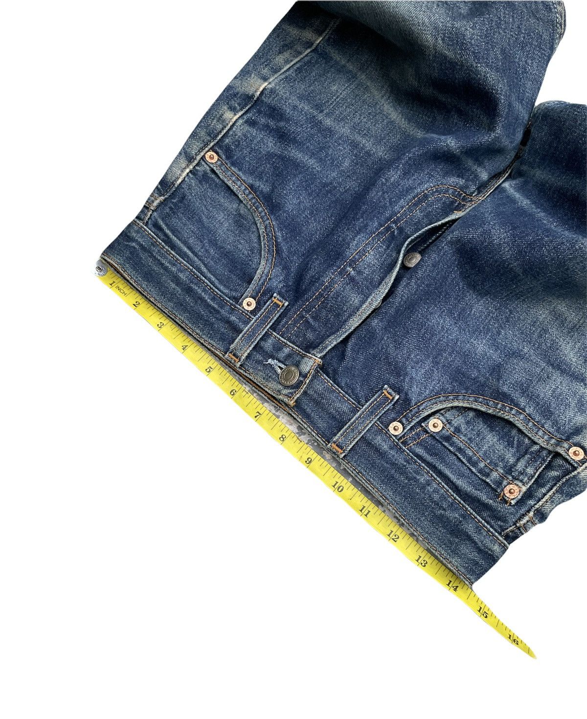 Levi's × Vintage Levi’s 501 e 1998 Usa Aging Wash & Distressed Size US 28 / EU 44 - 2 Thumbnail
