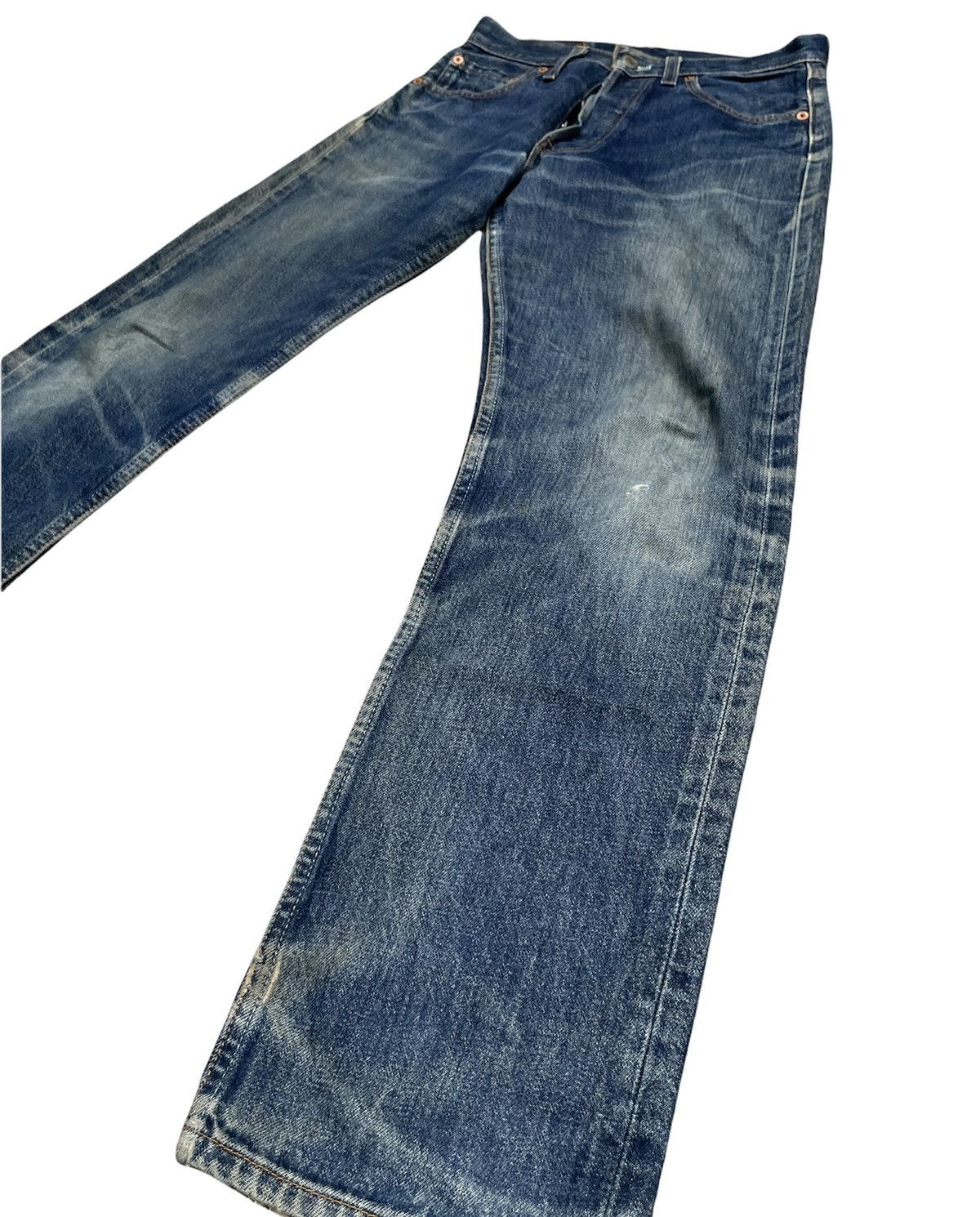 Levi's × Vintage Levi’s 501 e 1998 Usa Aging Wash & Distressed Size US 28 / EU 44 - 3 Thumbnail