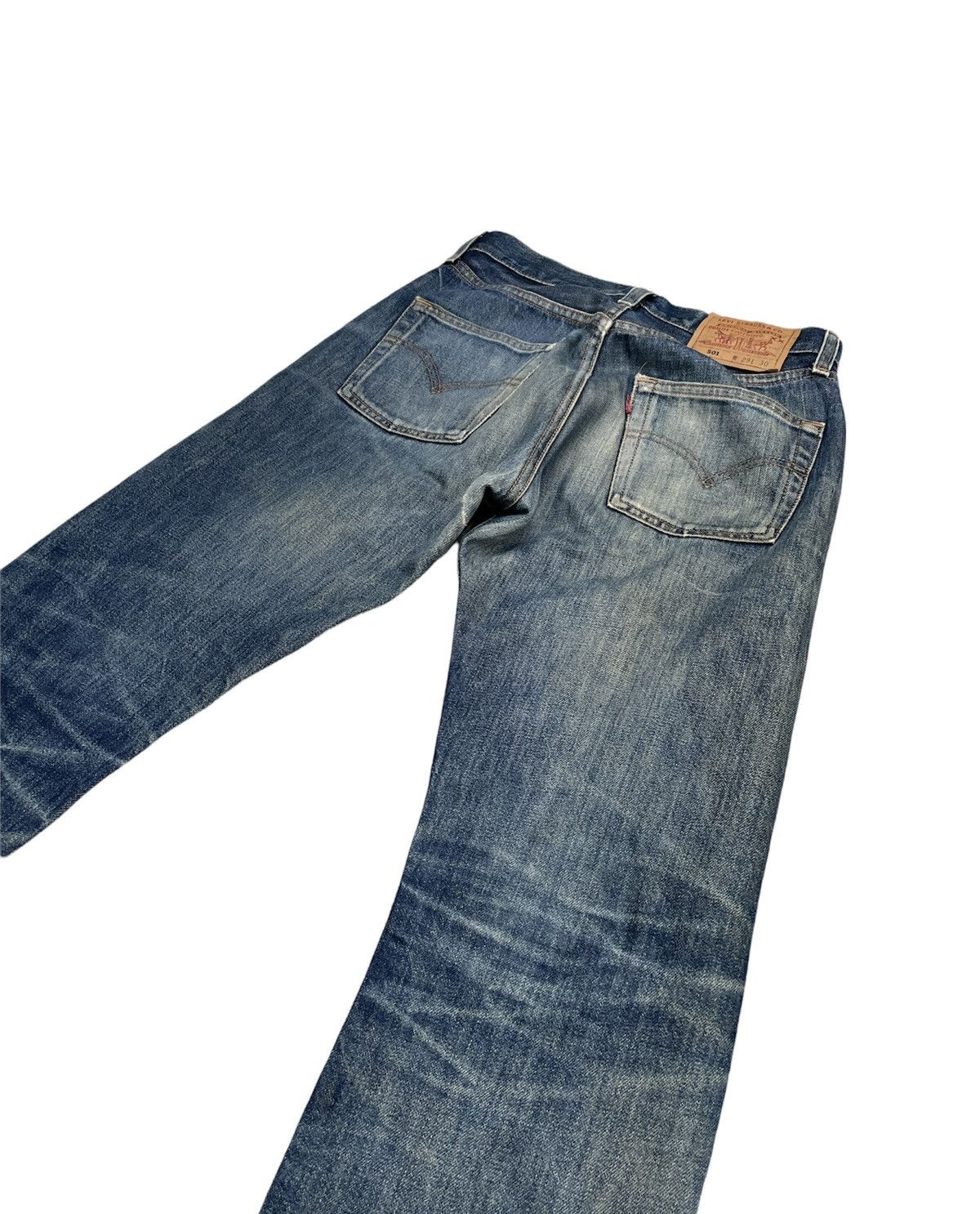 Levi's × Vintage Levi’s 501 e 1998 Usa Aging Wash & Distressed Size US 28 / EU 44 - 11 Thumbnail