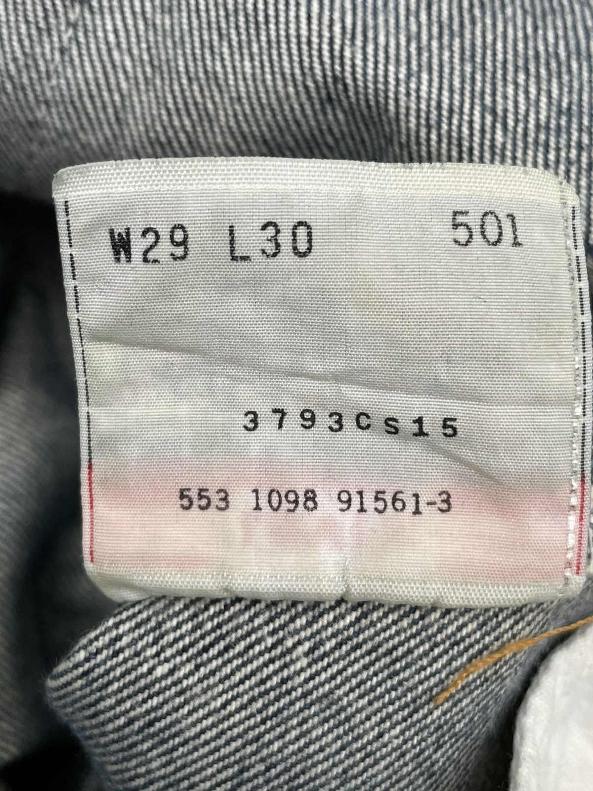 Levi's × Vintage Levi’s 501 e 1998 Usa Aging Wash & Distressed Size US 28 / EU 44 - 15 Thumbnail