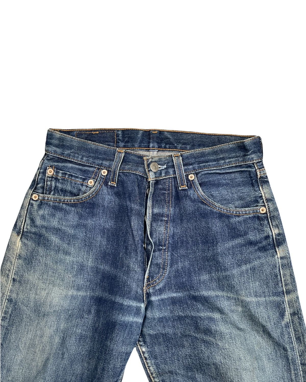 Levi's × Vintage Levi’s 501 e 1998 Usa Aging Wash & Distressed Size US 28 / EU 44 - 5 Thumbnail