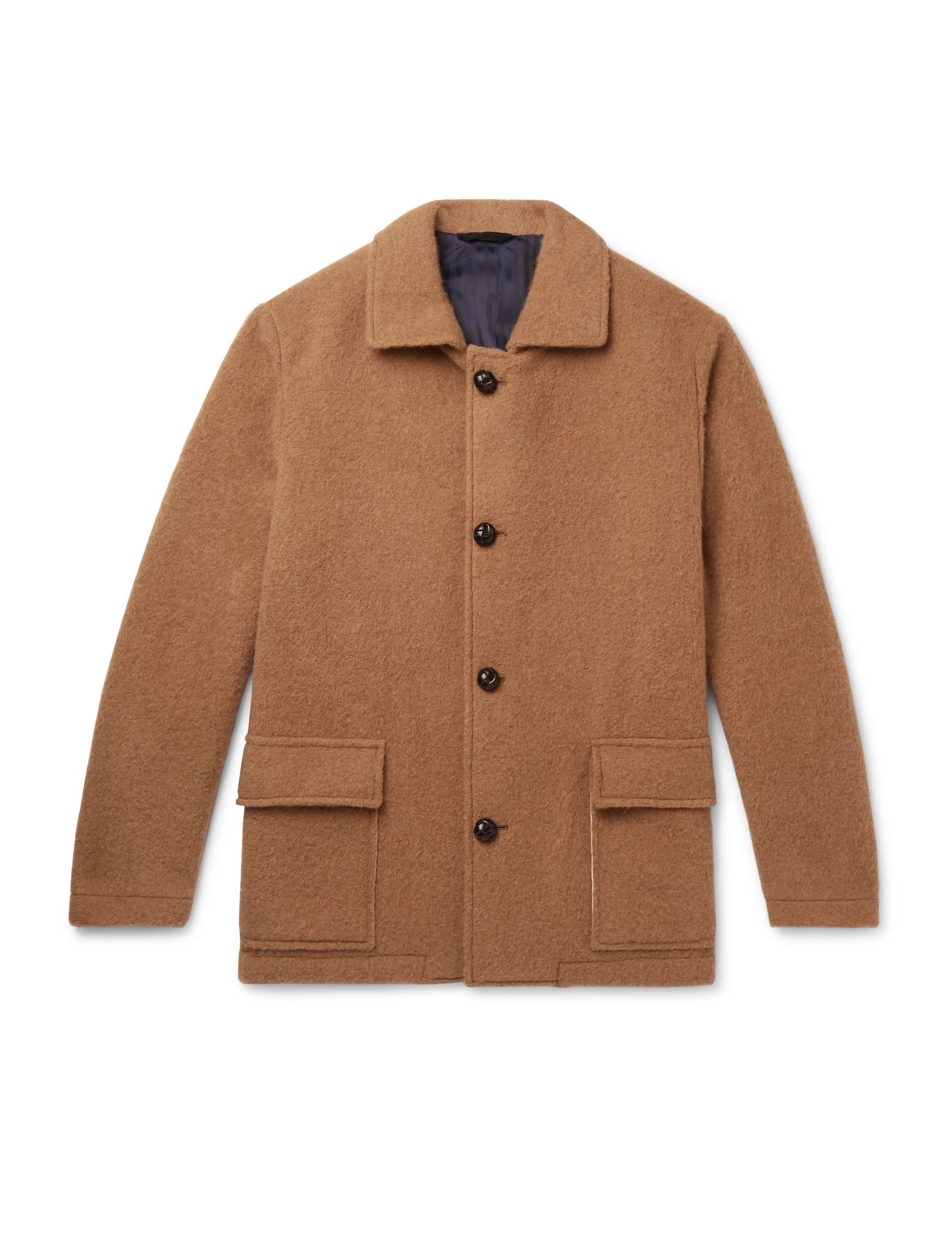MP Massimo Piombo Massimo Piombo Klee Jacket - Camel Alpaca Size US S / EU 44-46 / 1 - 1 Thumbnail