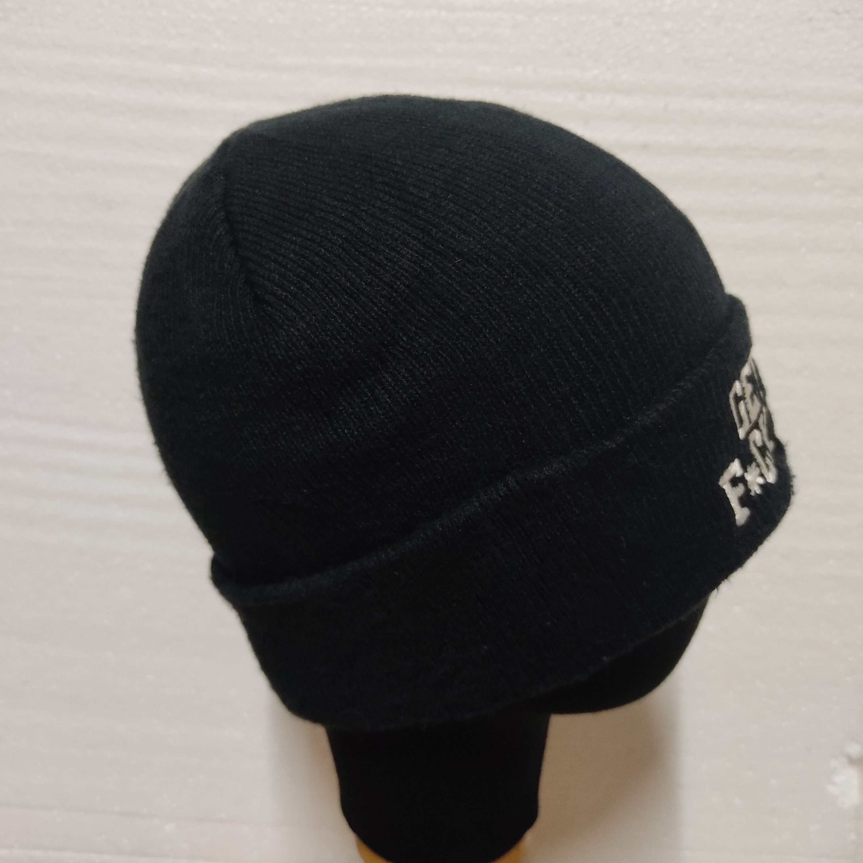 Japanese Brand " Get Out Fuck Down " Black Beanie Hats Size ONE SIZE - 3 Thumbnail