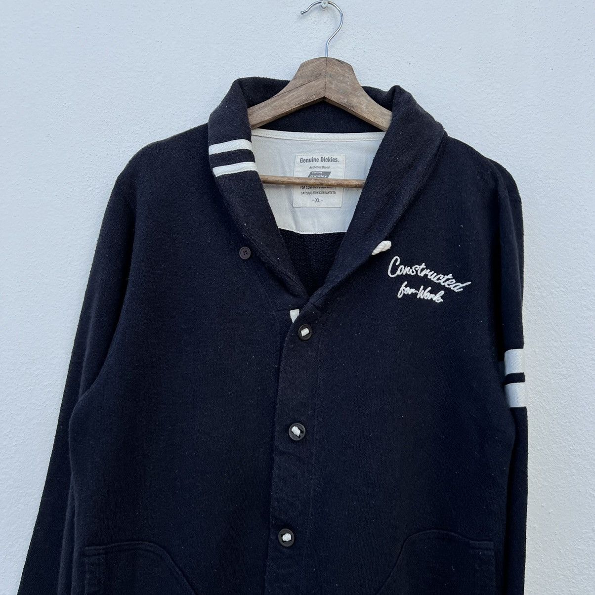 Dickies VINTAGE DICKIES GENUINE BIG LOGO CARDIGAN Size US XL / EU 56 / 4 - 3 Thumbnail