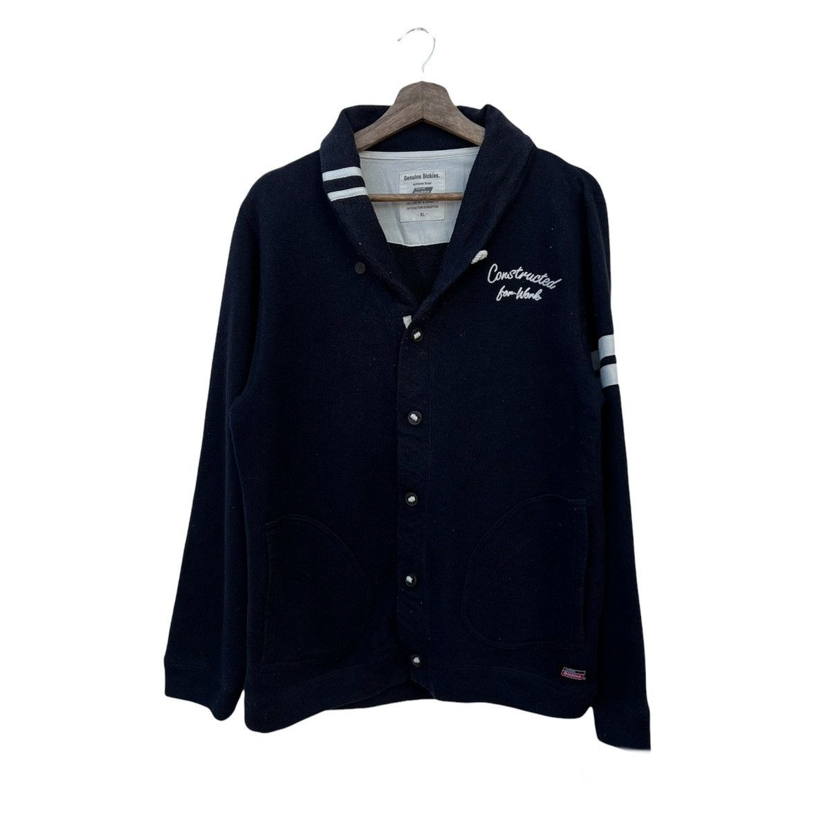 Dickies VINTAGE DICKIES GENUINE BIG LOGO CARDIGAN Size US XL / EU 56 / 4 - 1 Thumbnail