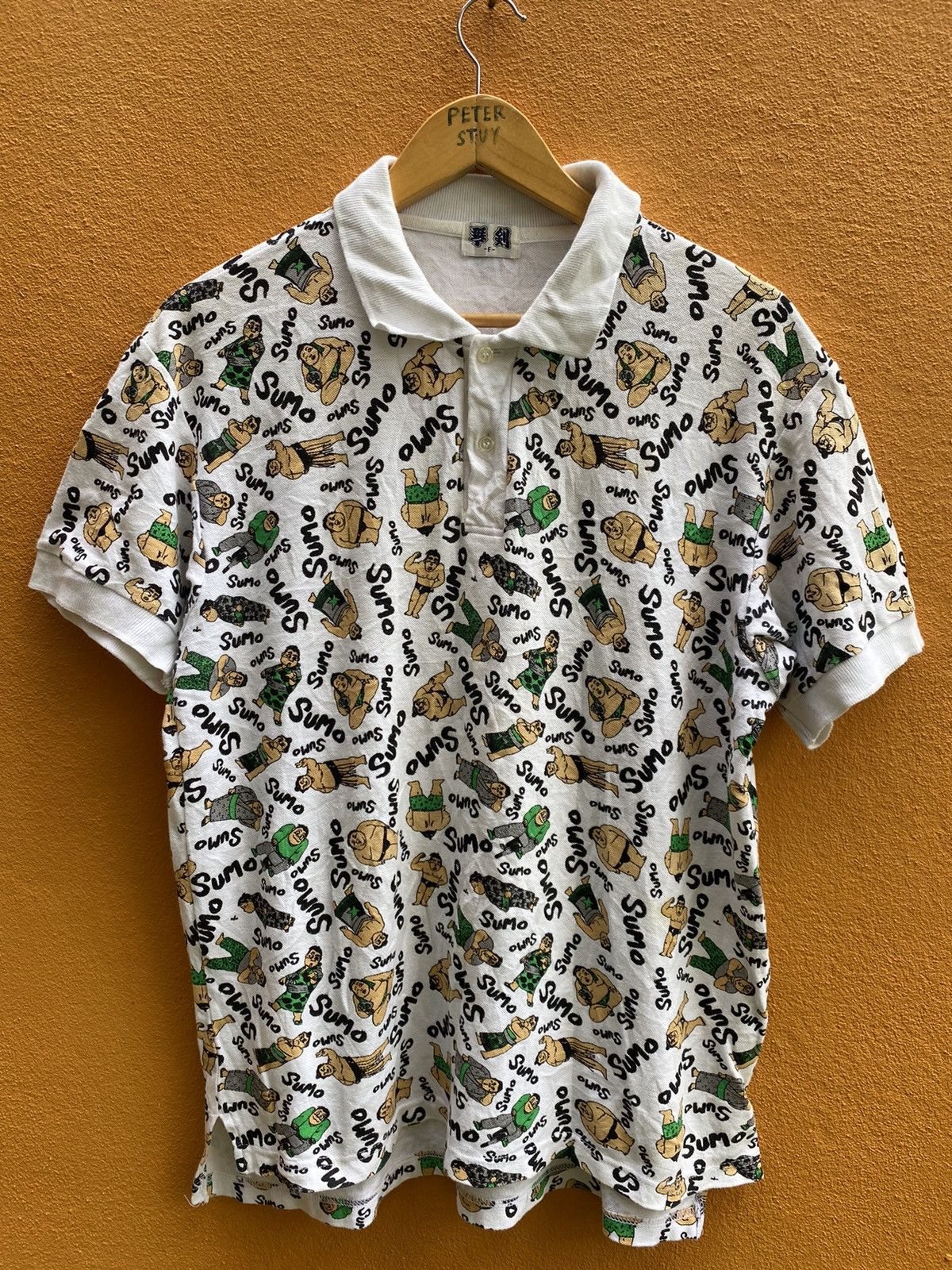 Japanese Brand FULLPRINT SUMI JAPANESE BRAND POLO SHORT SLEEVE Size US M / EU 48-50 / 2 - 1 Thumbnail