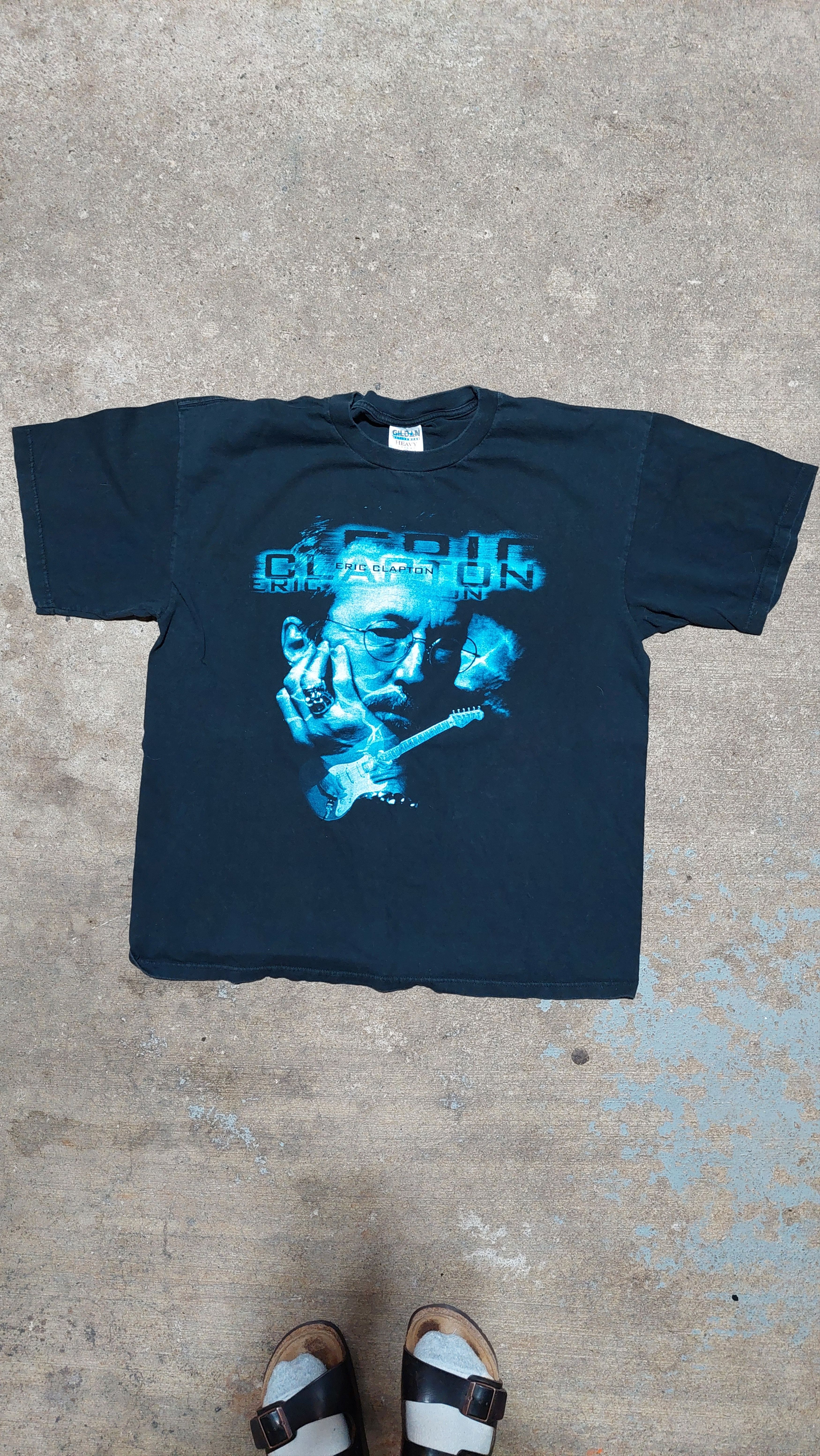 T-shirt Eric Clapton Europe Tour 1998 Taille XL - Noir, Occasion Très Bon état, Marque London