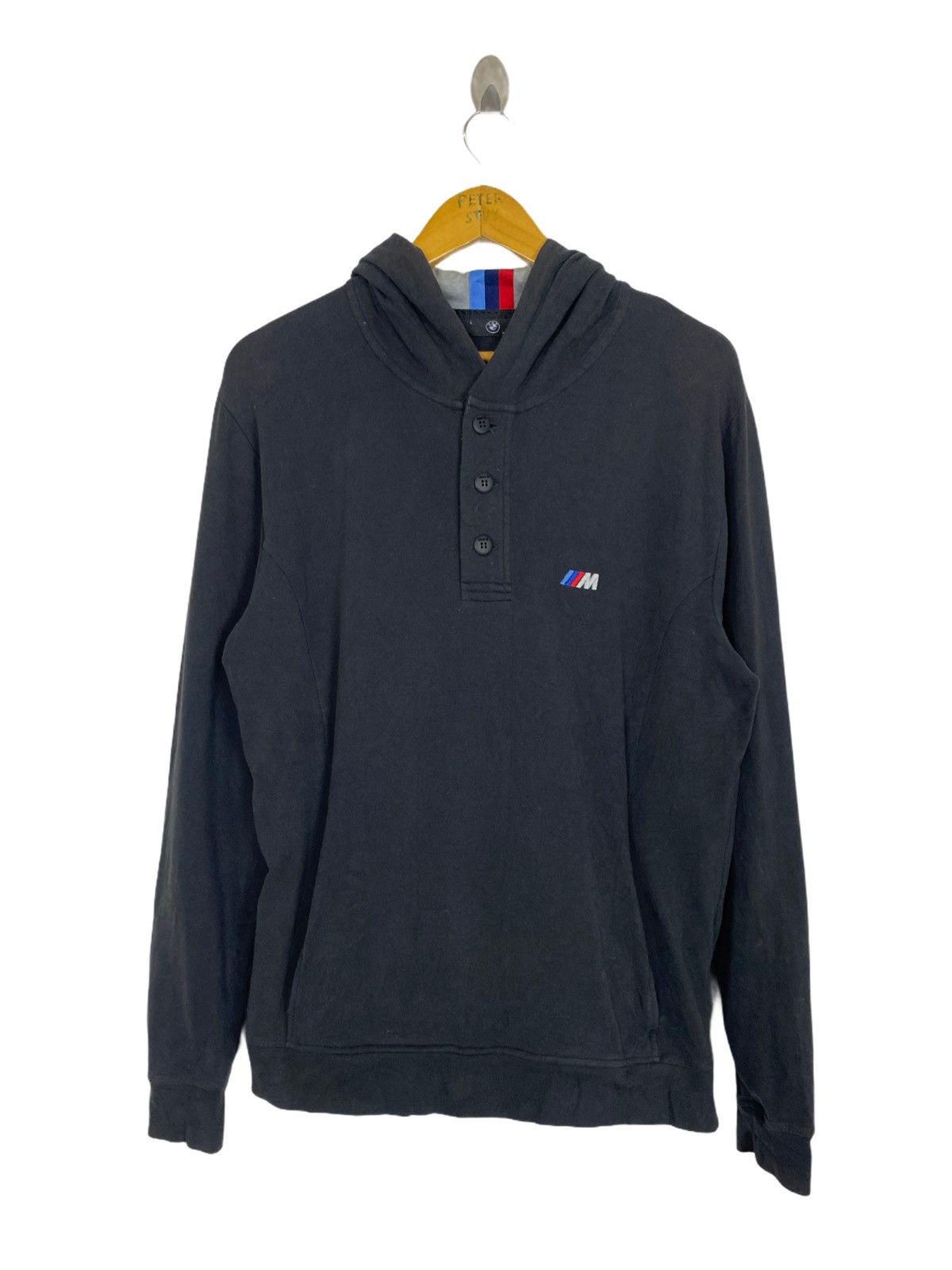 image of Bmw Motorsport Hoddies in Dark Blue, Men's (Size Large)