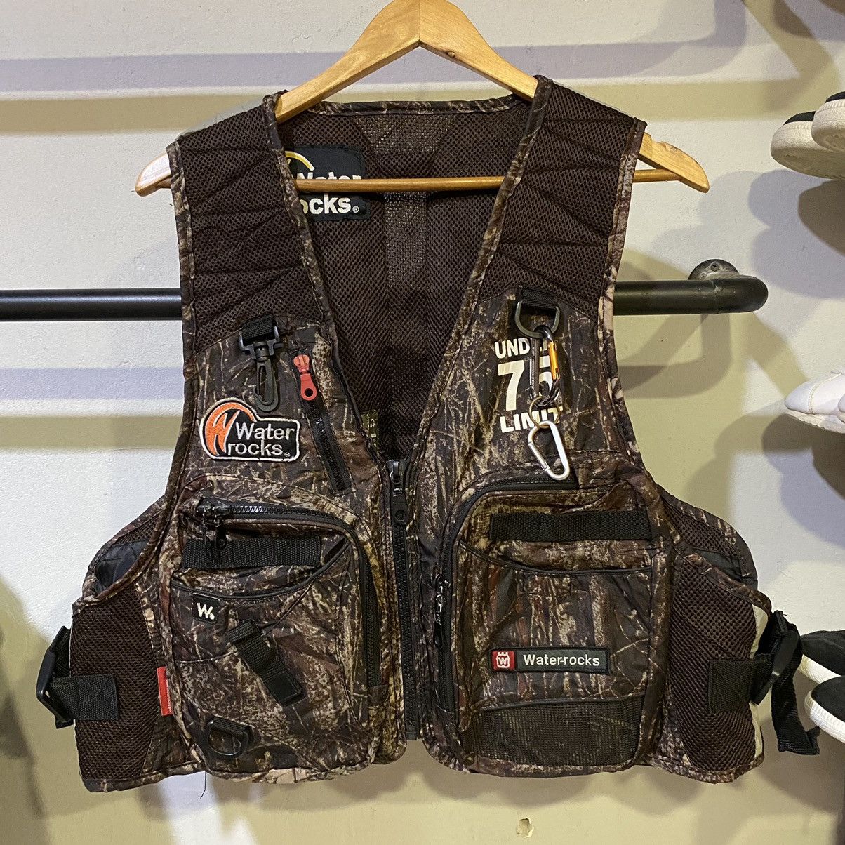 Designer Water Rocks Camo Tree Vests Grailed