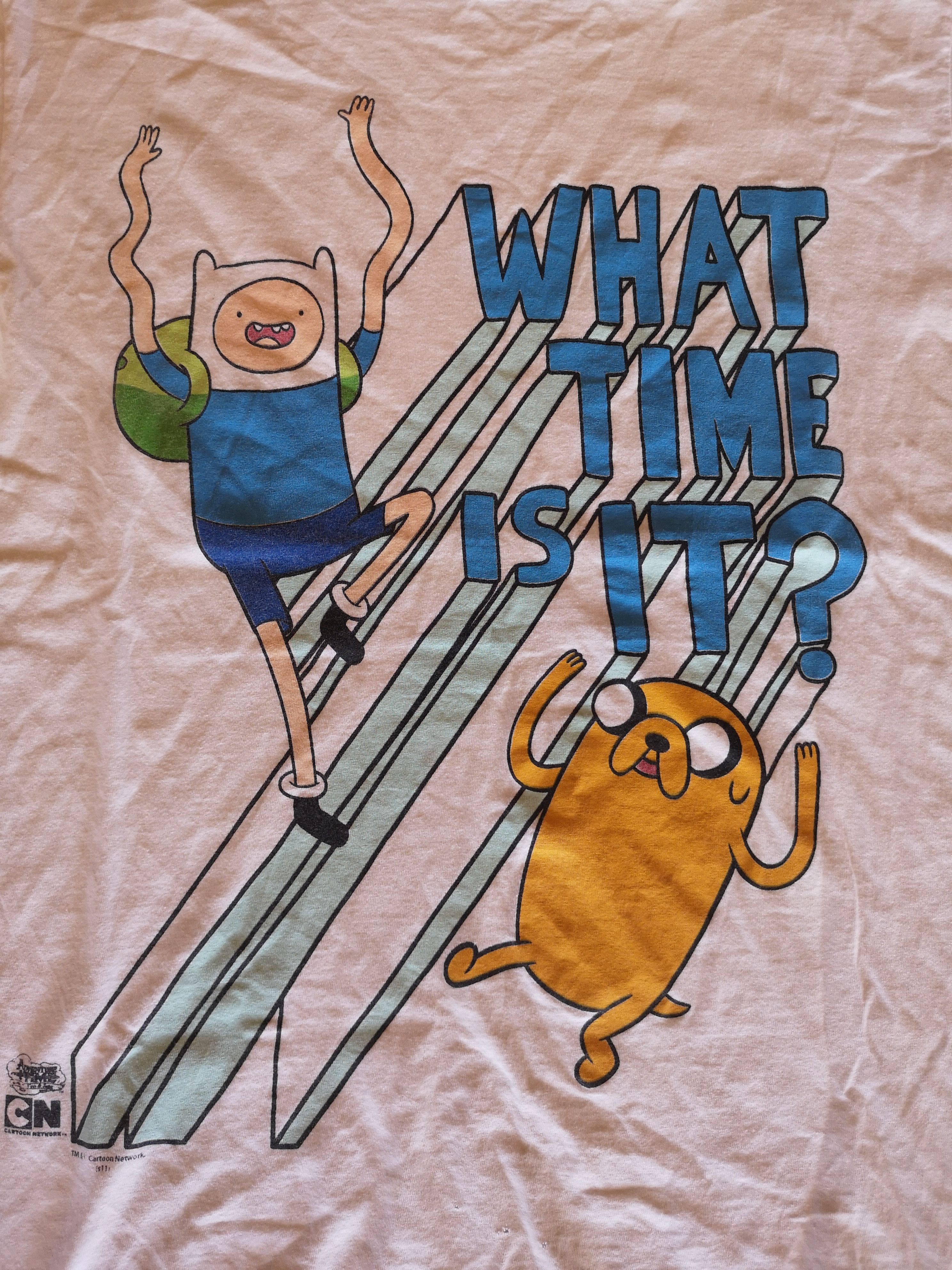 Anime × Cartoon Network × Vintage What Time Is It Vintage Tee Size US M / EU 48-50 / 2 - 2 Thumbnail