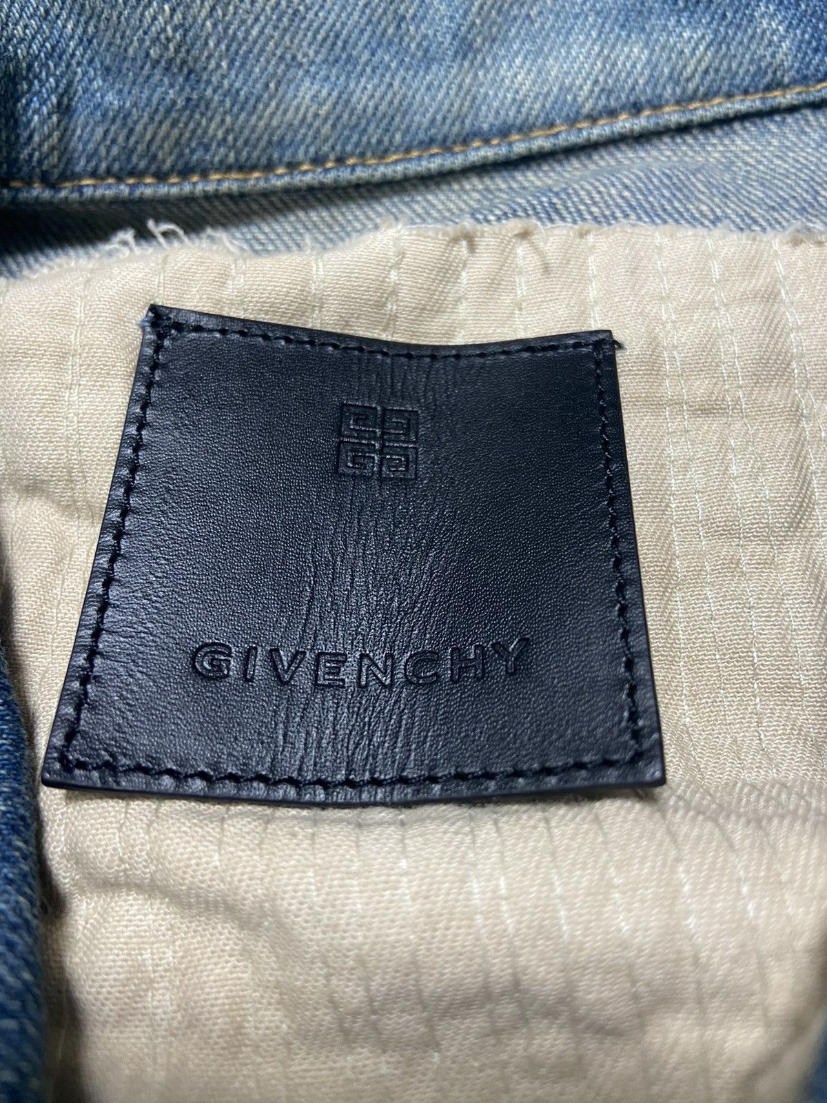 Givenchy S Givenchy Distressed moleskin boro denim jacket Size US S / EU 44-46 / 1 - 6 Thumbnail