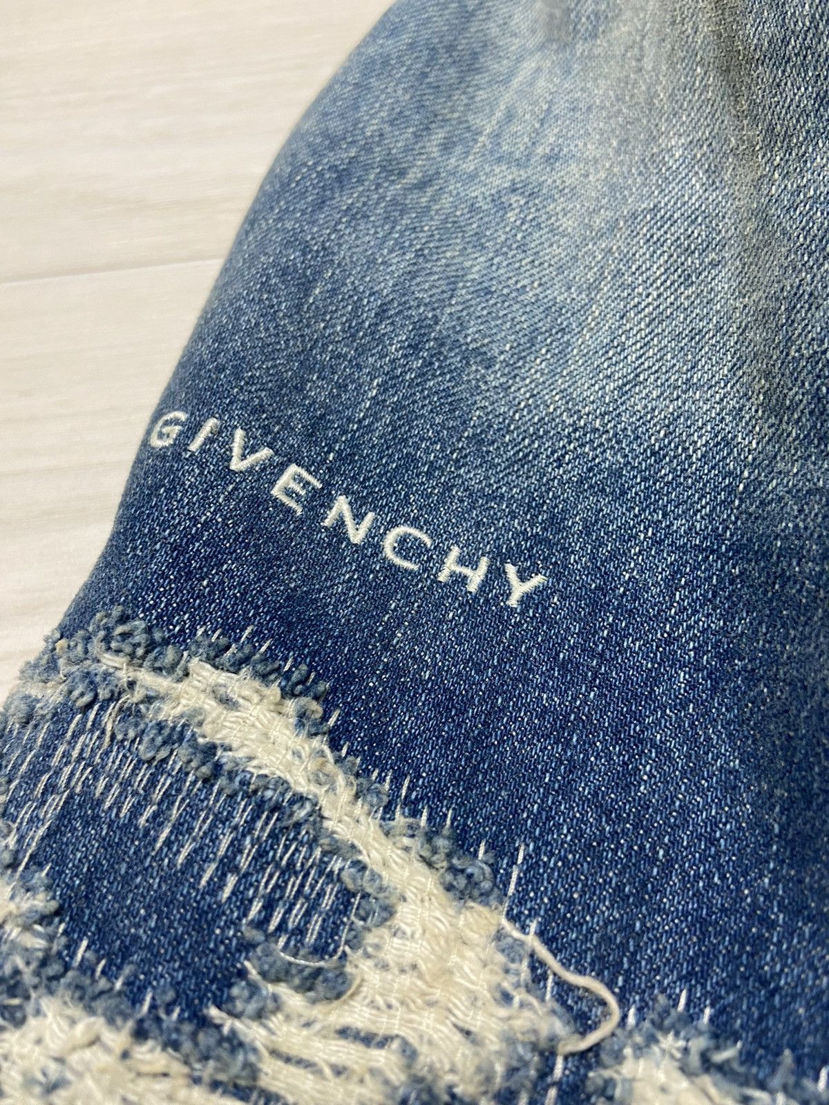 Givenchy S Givenchy Distressed moleskin boro denim jacket Size US S / EU 44-46 / 1 - 5 Thumbnail