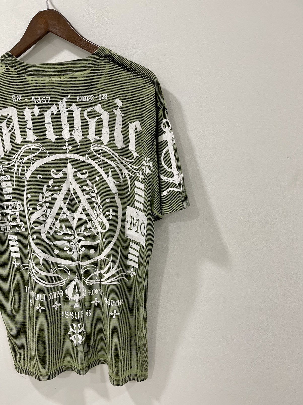 Affliction × Vintage ⚜️⚜️VINTAGE⚜️⚜️AFFLICTION ARCHAIR MI USA BOUND FOR GLORY Size US L / EU 52-54 / 3 - 9 Thumbnail