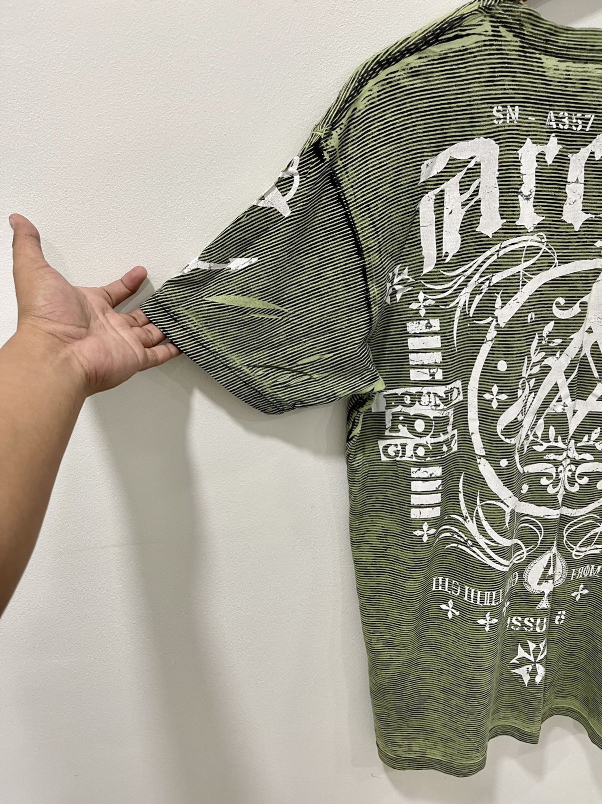 Affliction × Vintage ⚜️⚜️VINTAGE⚜️⚜️AFFLICTION ARCHAIR MI USA BOUND FOR GLORY Size US L / EU 52-54 / 3 - 10 Thumbnail