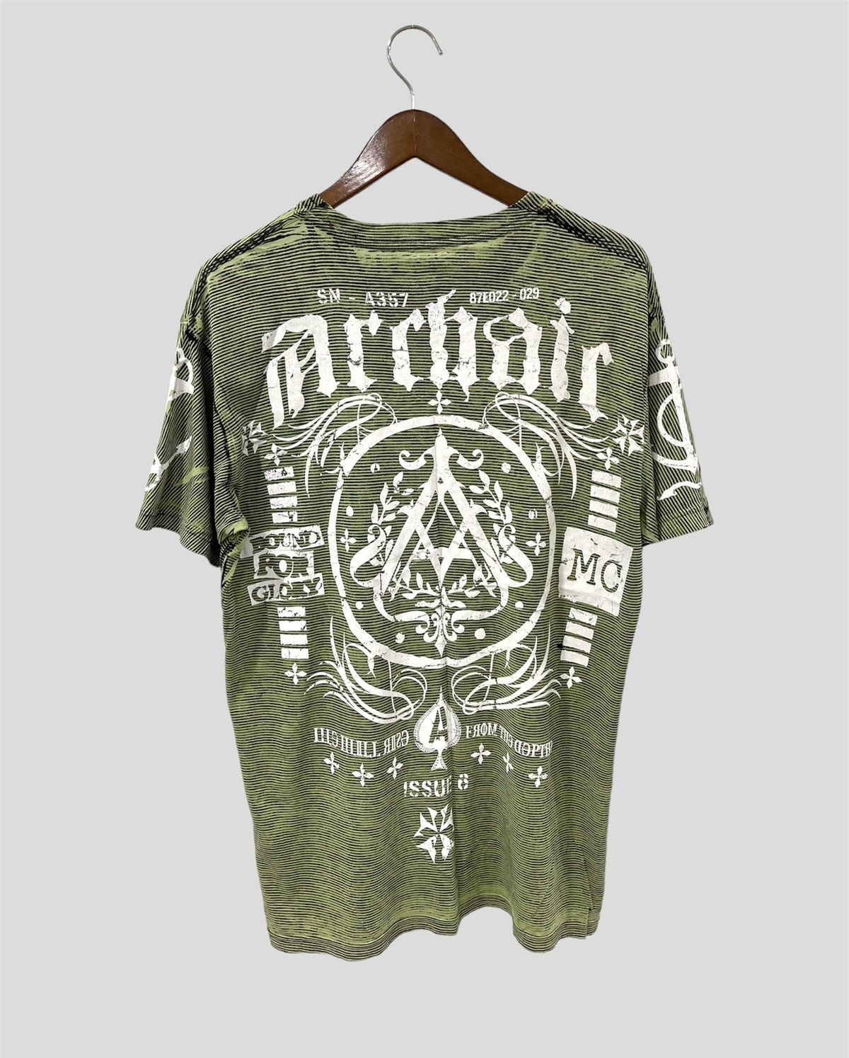 Affliction × Vintage ⚜️⚜️VINTAGE⚜️⚜️AFFLICTION ARCHAIR MI USA BOUND FOR GLORY Size US L / EU 52-54 / 3 - 1 Thumbnail