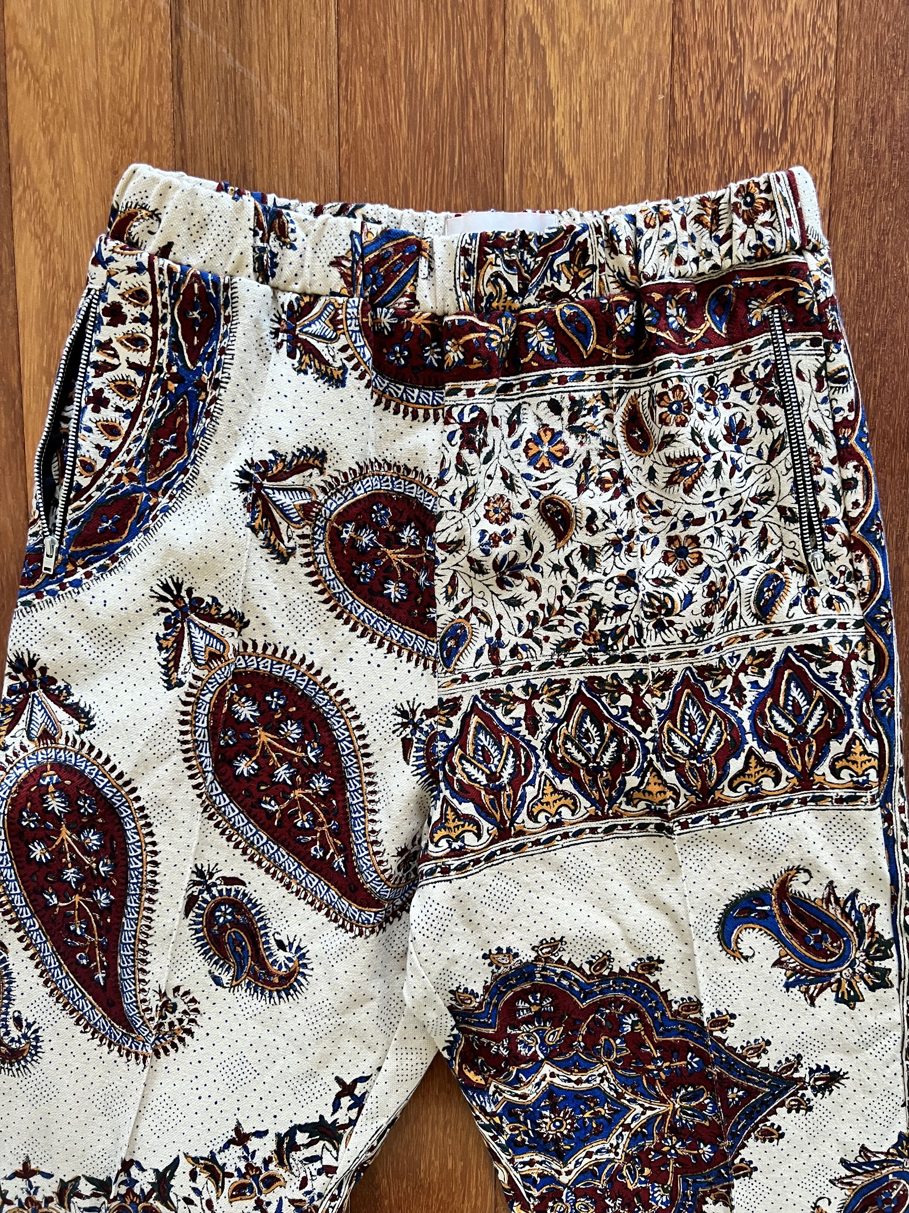 Paria Farzaneh 💚 2021 Paria Farzaneh Archive Iranian Print Trousers NEW Size US 34 / EU 50 - 3 Thumbnail