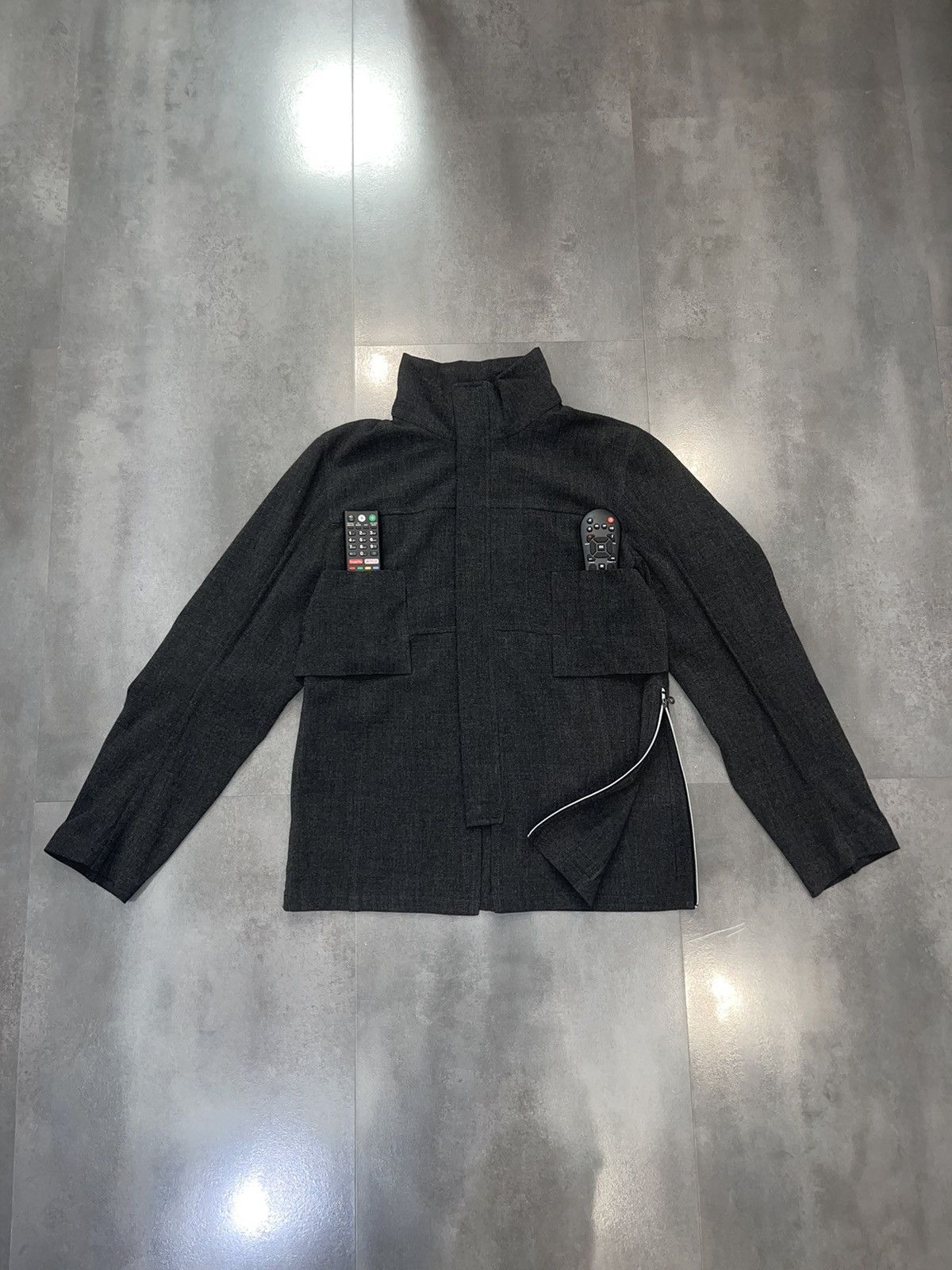 Marithe + Francois Girbaud Marithe Francois Girbaud Technical Zipped Gray Light Jacket Size US S / EU 44-46 / 1 - 1 Thumbnail