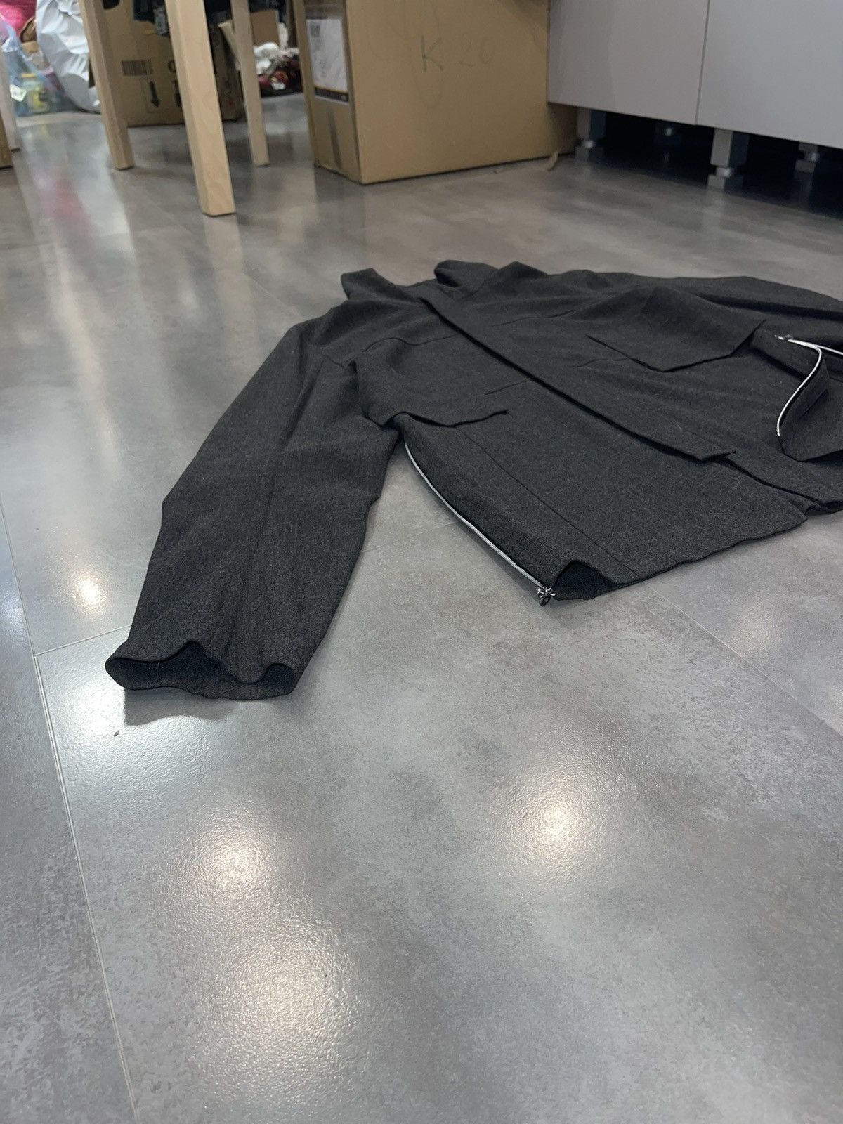 Marithe + Francois Girbaud Marithe Francois Girbaud Technical Zipped Gray Light Jacket Size US S / EU 44-46 / 1 - 11 Thumbnail