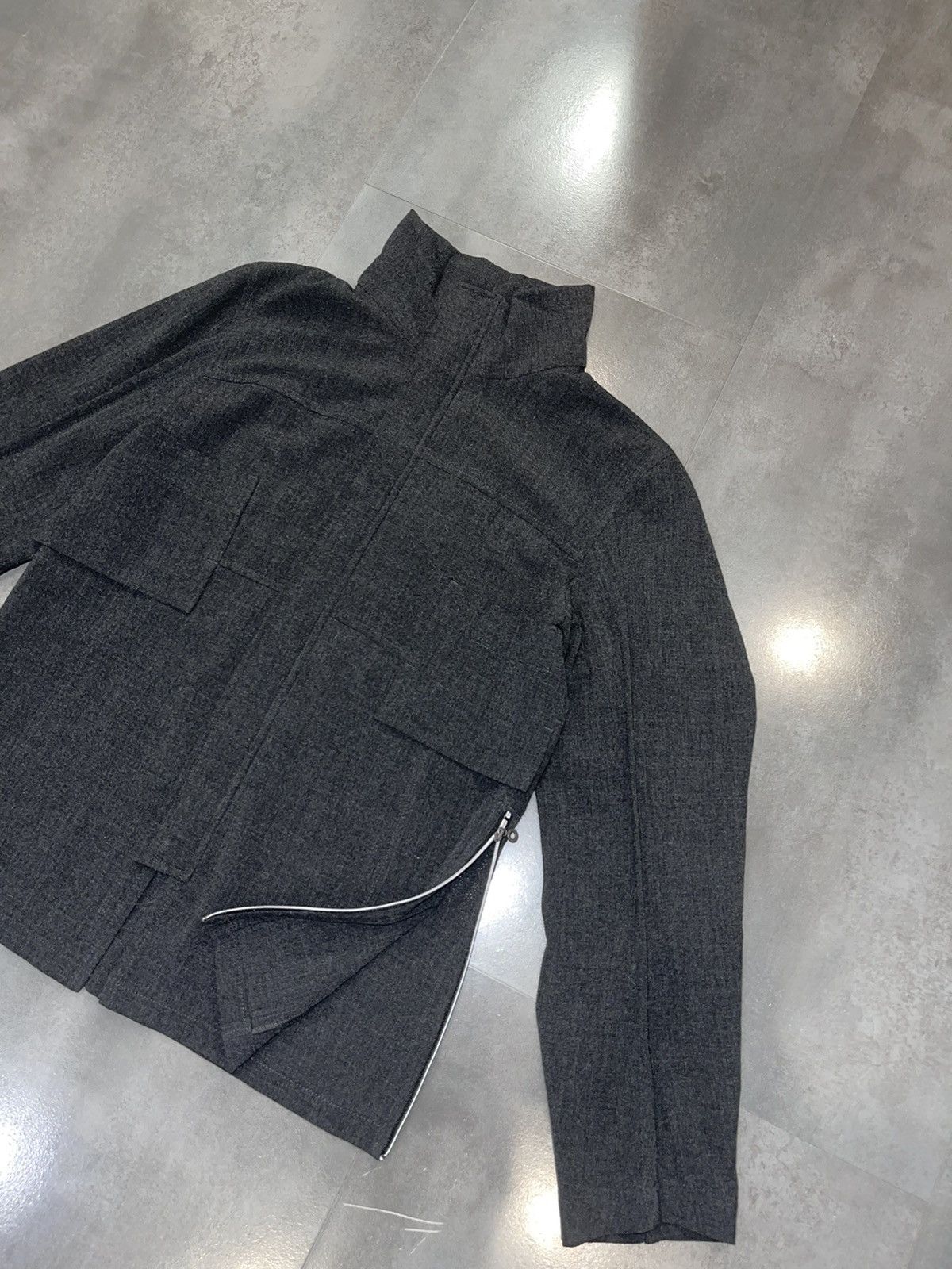 Marithe + Francois Girbaud Marithe Francois Girbaud Technical Zipped Gray Light Jacket Size US S / EU 44-46 / 1 - 12 Thumbnail