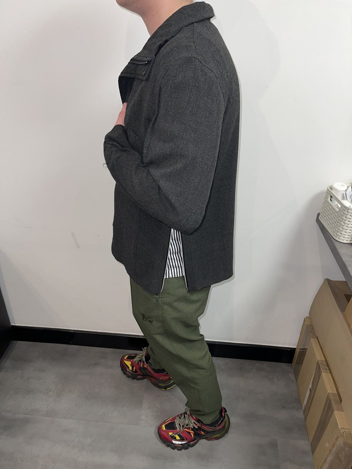 Marithe + Francois Girbaud Marithe Francois Girbaud Technical Zipped Gray Light Jacket Size US S / EU 44-46 / 1 - 6 Thumbnail