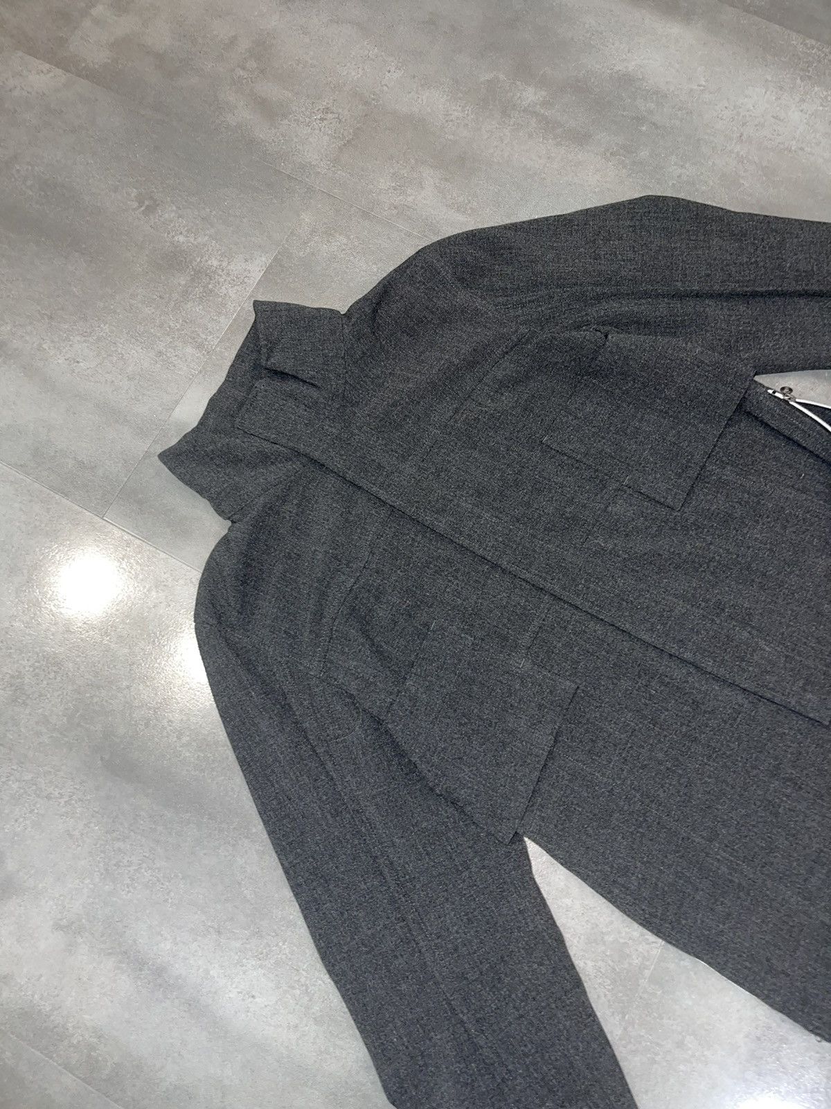 Marithe + Francois Girbaud Marithe Francois Girbaud Technical Zipped Gray Light Jacket Size US S / EU 44-46 / 1 - 13 Thumbnail