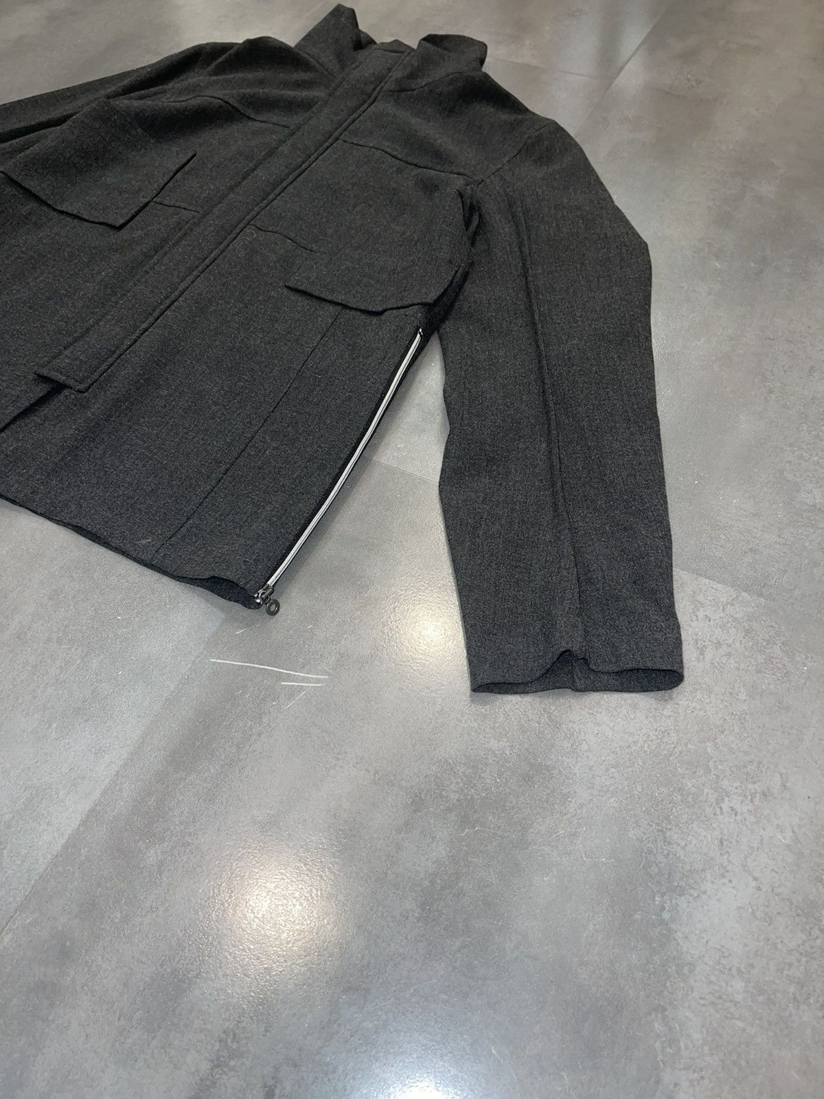 Marithe + Francois Girbaud Marithe Francois Girbaud Technical Zipped Gray Light Jacket Size US S / EU 44-46 / 1 - 8 Thumbnail