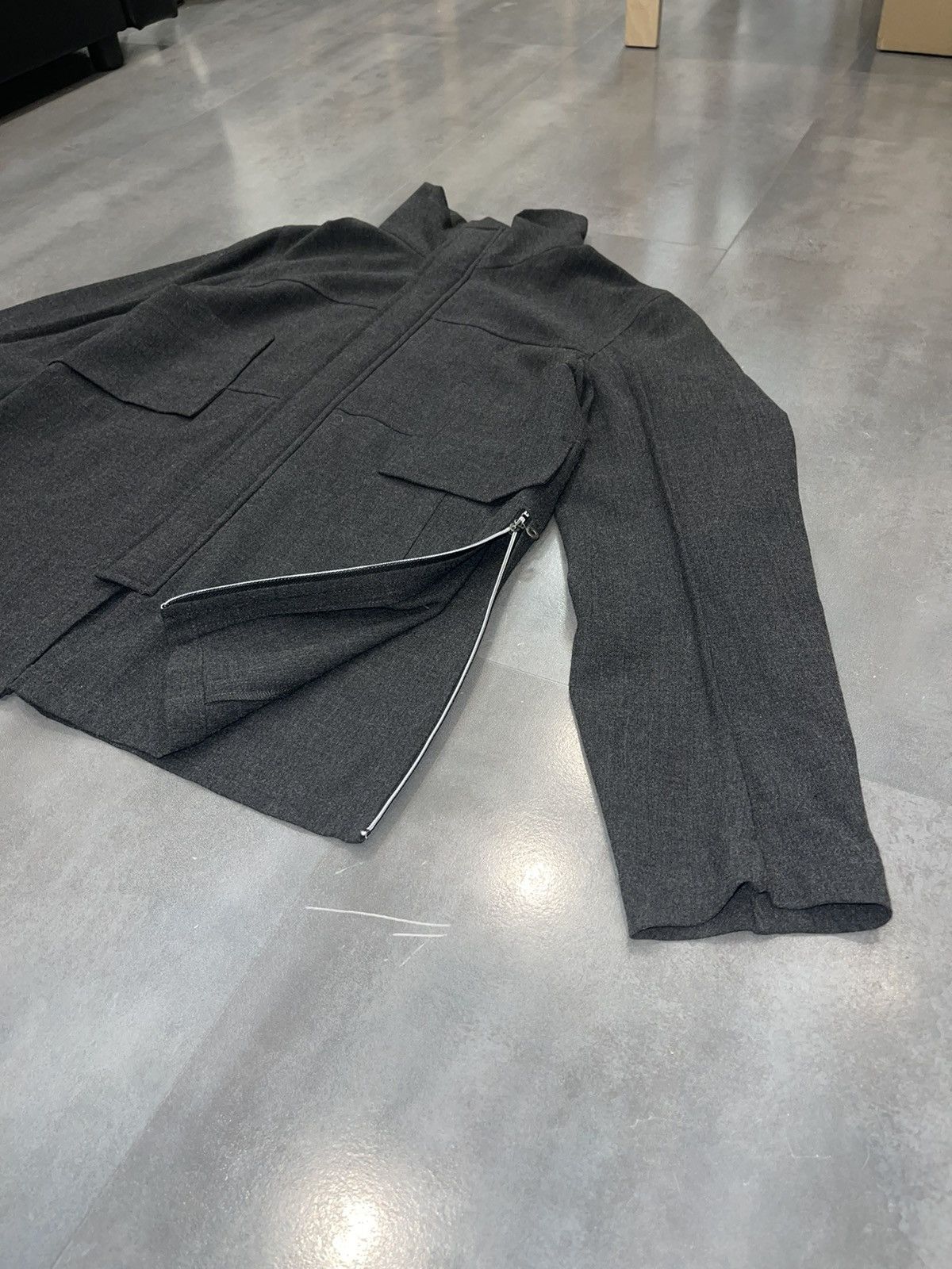 Marithe + Francois Girbaud Marithe Francois Girbaud Technical Zipped Gray Light Jacket Size US S / EU 44-46 / 1 - 10 Thumbnail