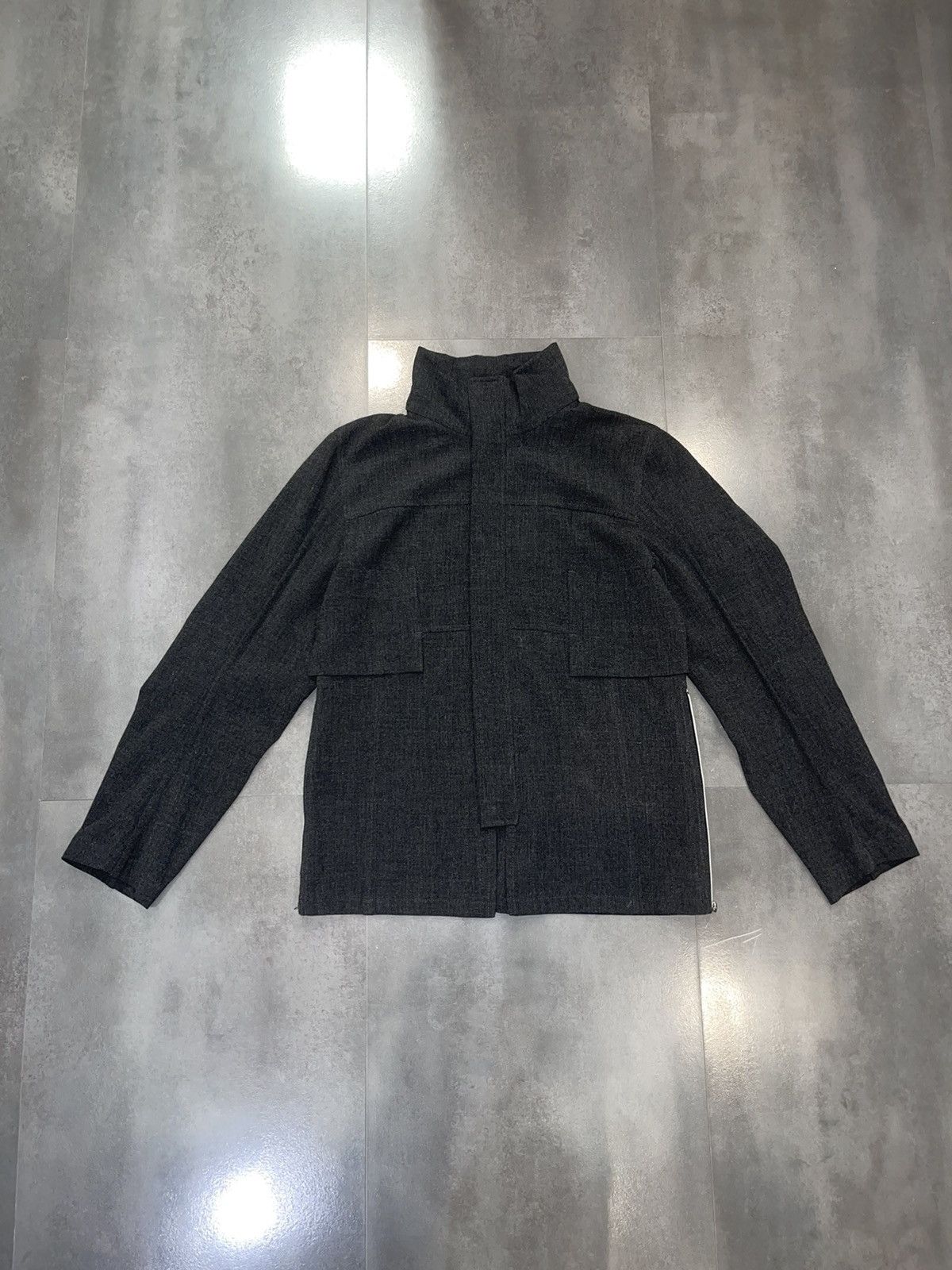 Marithe + Francois Girbaud Marithe Francois Girbaud Technical Zipped Gray Light Jacket Size US S / EU 44-46 / 1 - 7 Thumbnail