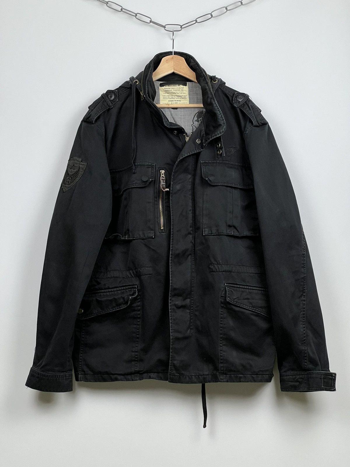 Alpha Industries × Vintage Vintage Alpha Industries M65 U.S Military Jacket Size US XL / EU 56 / 4 - 1 Thumbnail