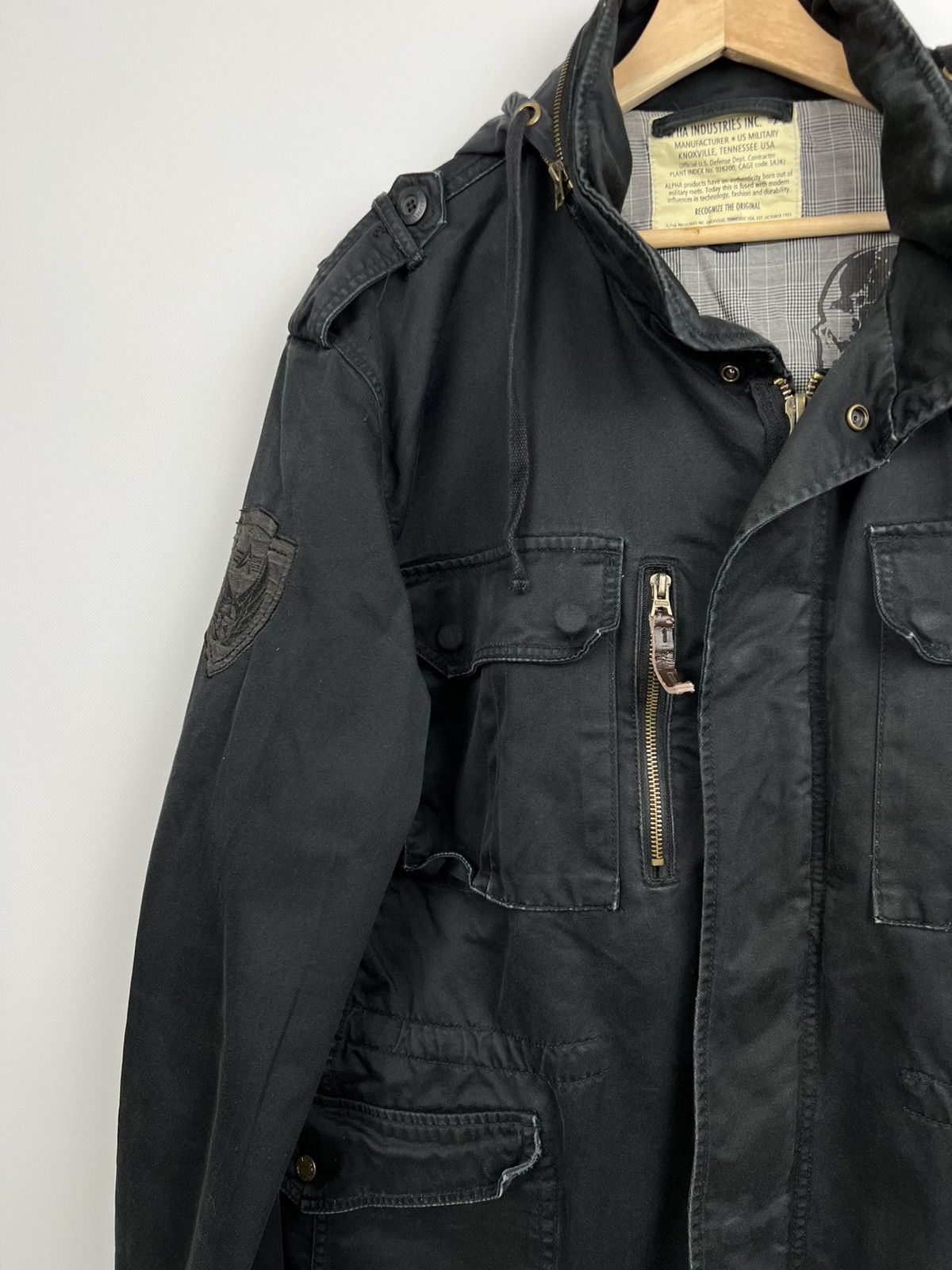 Alpha Industries × Vintage Vintage Alpha Industries M65 U.S Military Jacket Size US XL / EU 56 / 4 - 4 Thumbnail