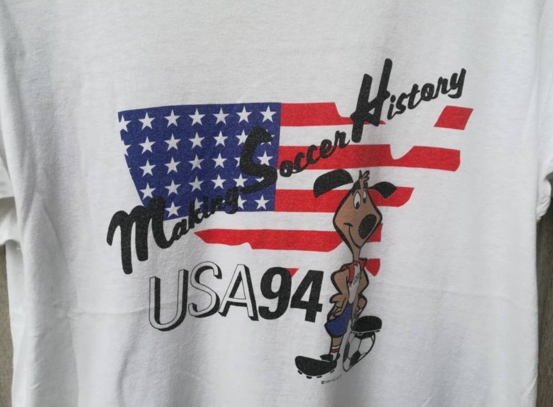 Vintage Vintage 1994 USA Soccer World Cup T-Shirt Size US S / EU 44-46 / 1 - 3 Thumbnail
