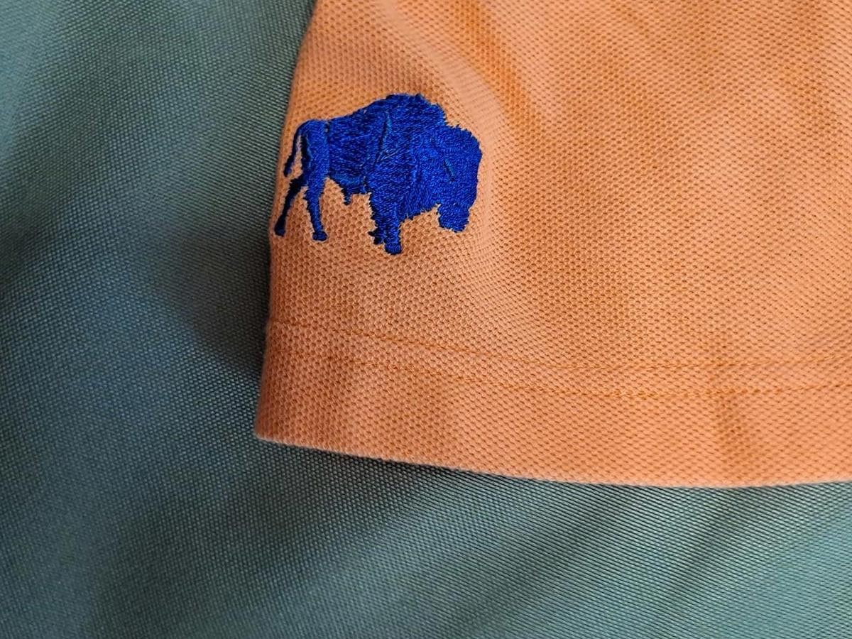Designer Devon & Jones Orange Polo with Embroidered Logos Size US XL / EU 56 / 4 - 4 Thumbnail