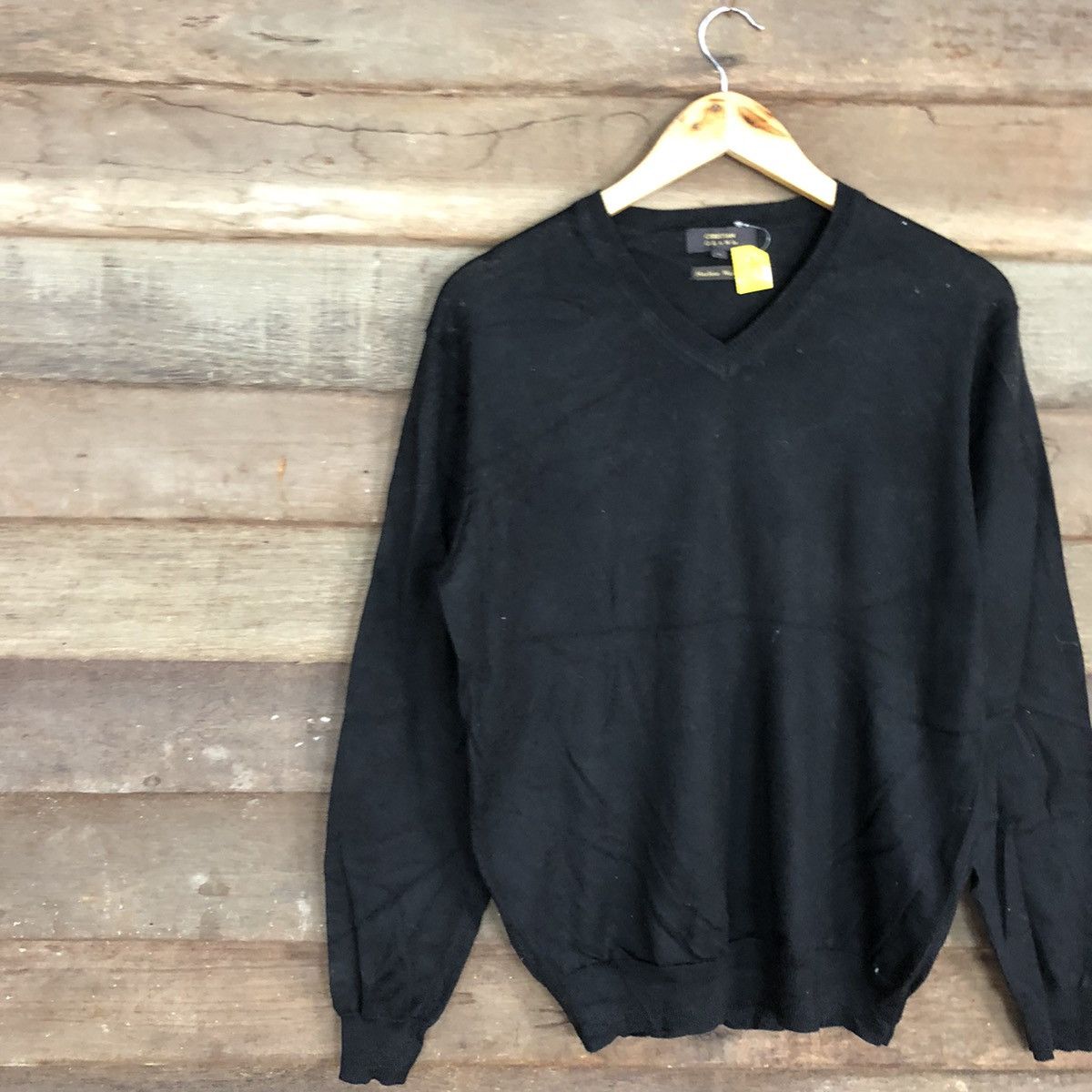 Homespun Knitwear × Japanese Brand Christian Orani Black sweatshirt knitwear #3959 Size US M / EU 48-50 / 2 - 7 Thumbnail