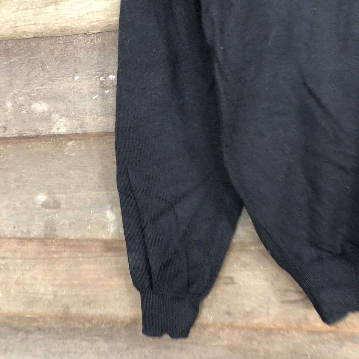 Homespun Knitwear × Japanese Brand Christian Orani Black sweatshirt knitwear #3959 Size US M / EU 48-50 / 2 - 6 Thumbnail