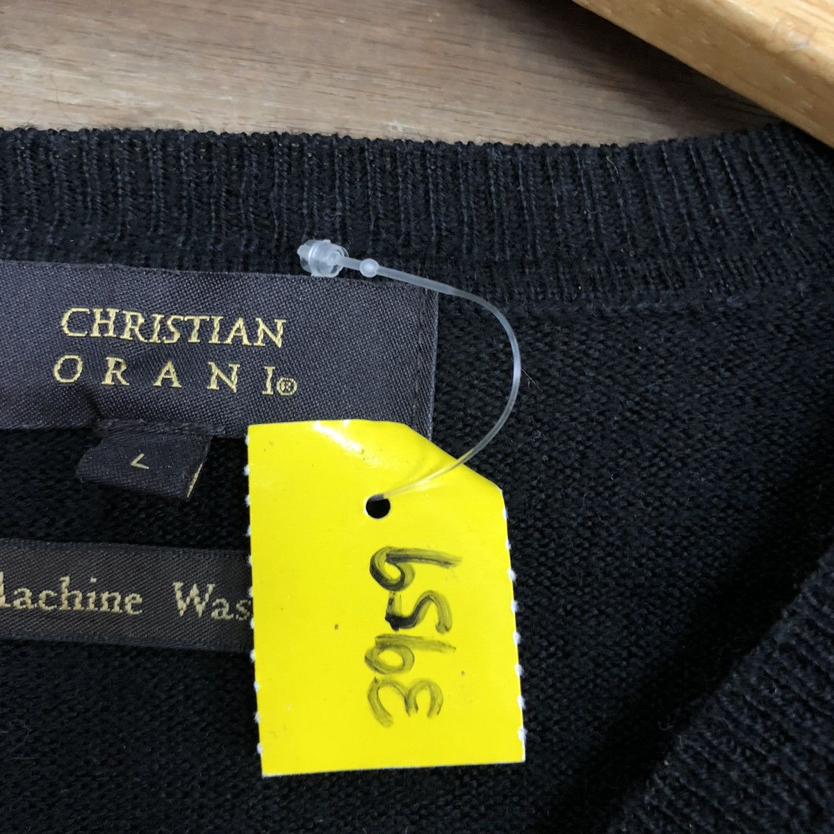 Homespun Knitwear × Japanese Brand Christian Orani Black sweatshirt knitwear #3959 Size US M / EU 48-50 / 2 - 10 Thumbnail