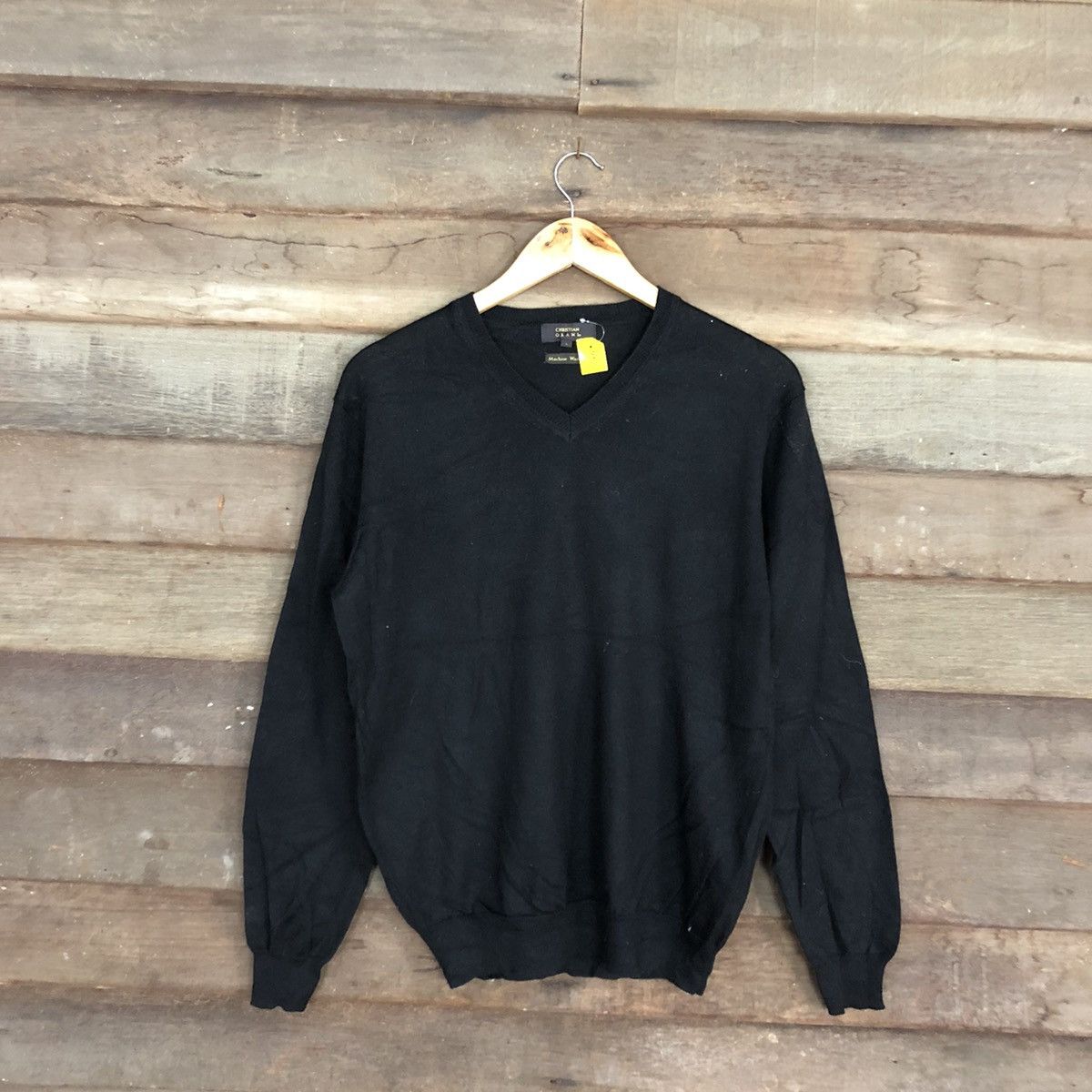 Homespun Knitwear × Japanese Brand Christian Orani Black sweatshirt knitwear #3959 Size US M / EU 48-50 / 2 - 3 Thumbnail