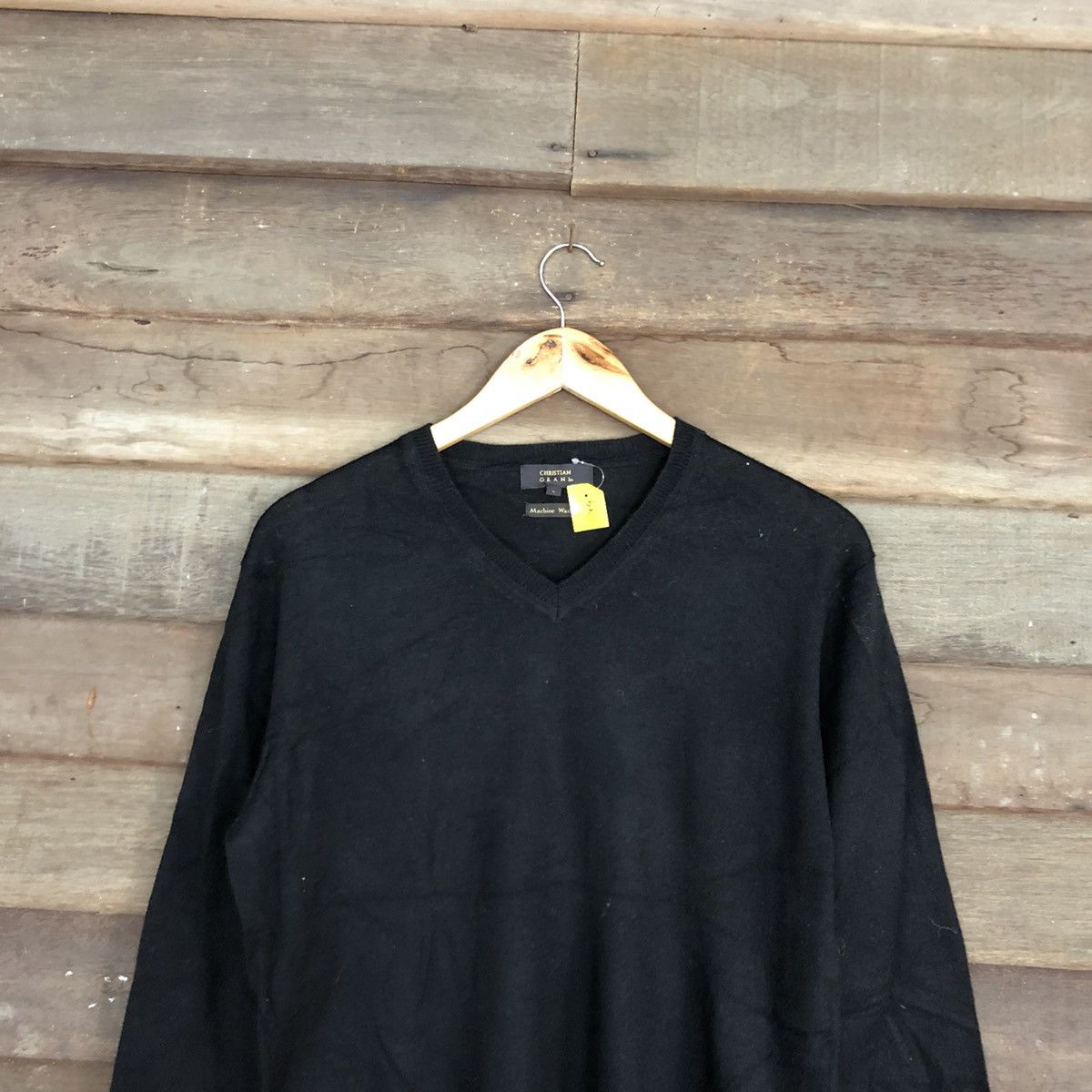 Homespun Knitwear × Japanese Brand Christian Orani Black sweatshirt knitwear #3959 Size US M / EU 48-50 / 2 - 9 Thumbnail