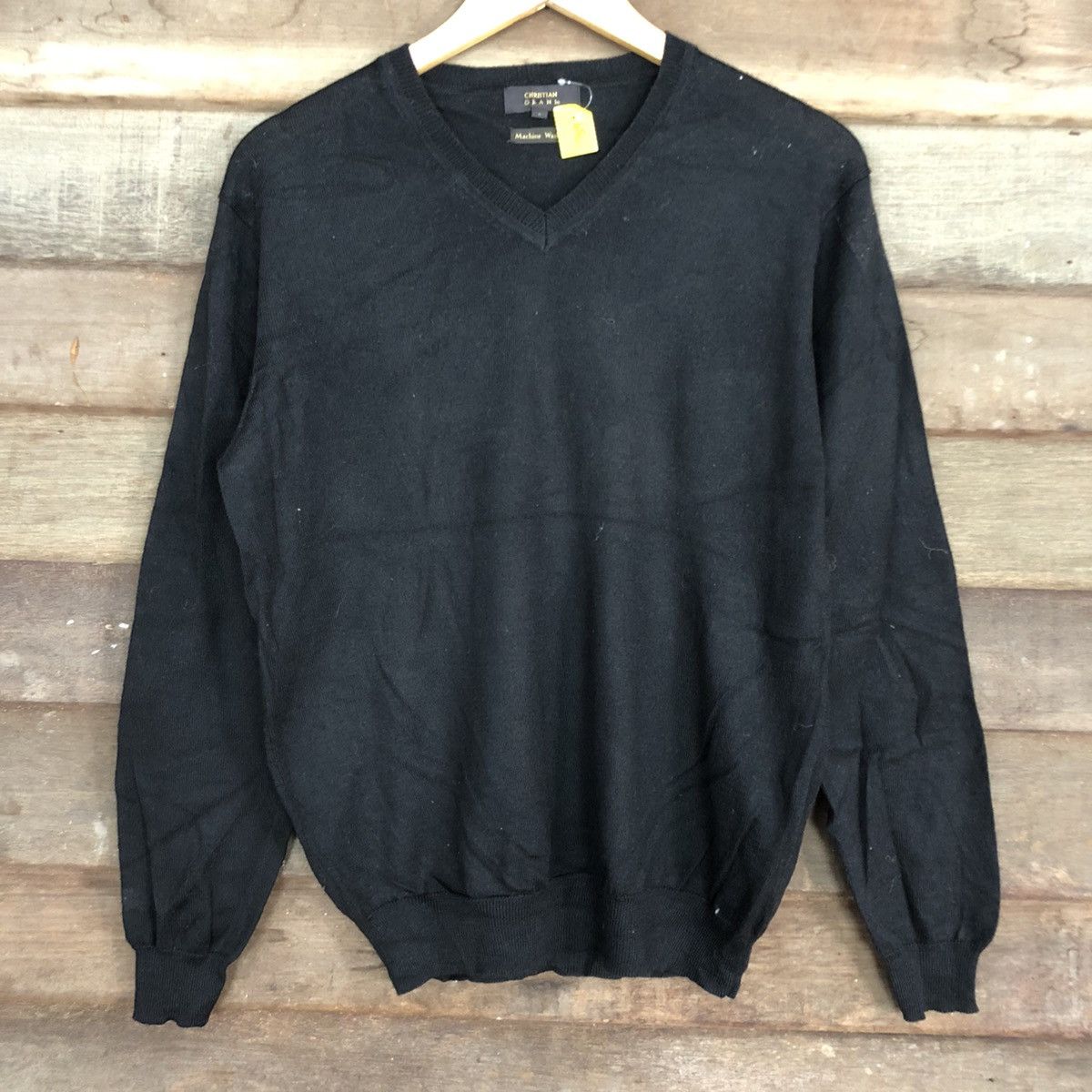 Homespun Knitwear × Japanese Brand Christian Orani Black sweatshirt knitwear #3959 Size US M / EU 48-50 / 2 - 8 Thumbnail