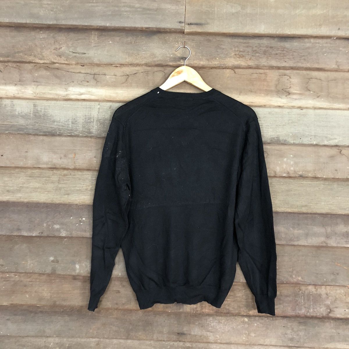Homespun Knitwear × Japanese Brand Christian Orani Black sweatshirt knitwear #3959 Size US M / EU 48-50 / 2 - 12 Thumbnail