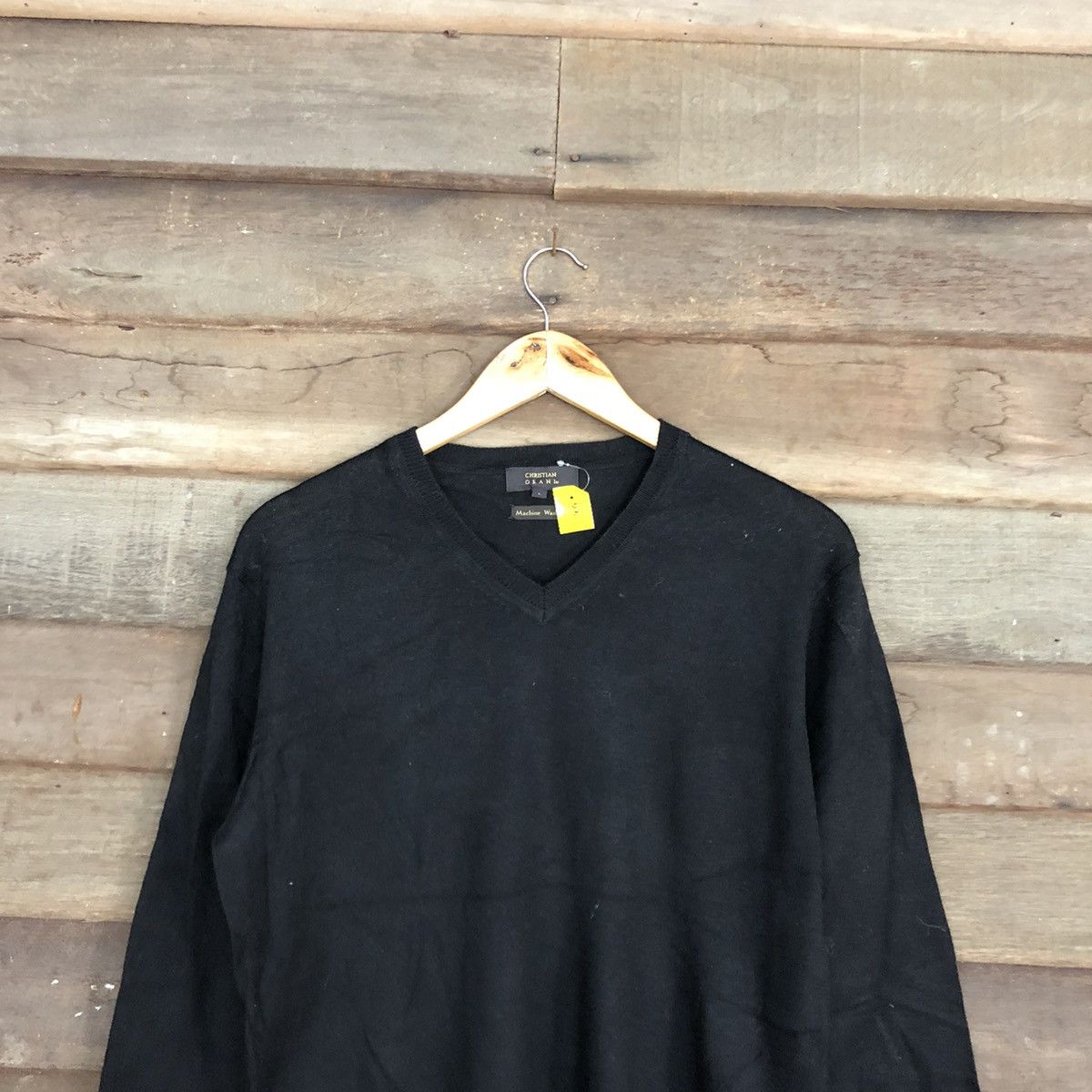 Homespun Knitwear × Japanese Brand Christian Orani Black sweatshirt knitwear #3959 Size US M / EU 48-50 / 2 - 2 Thumbnail