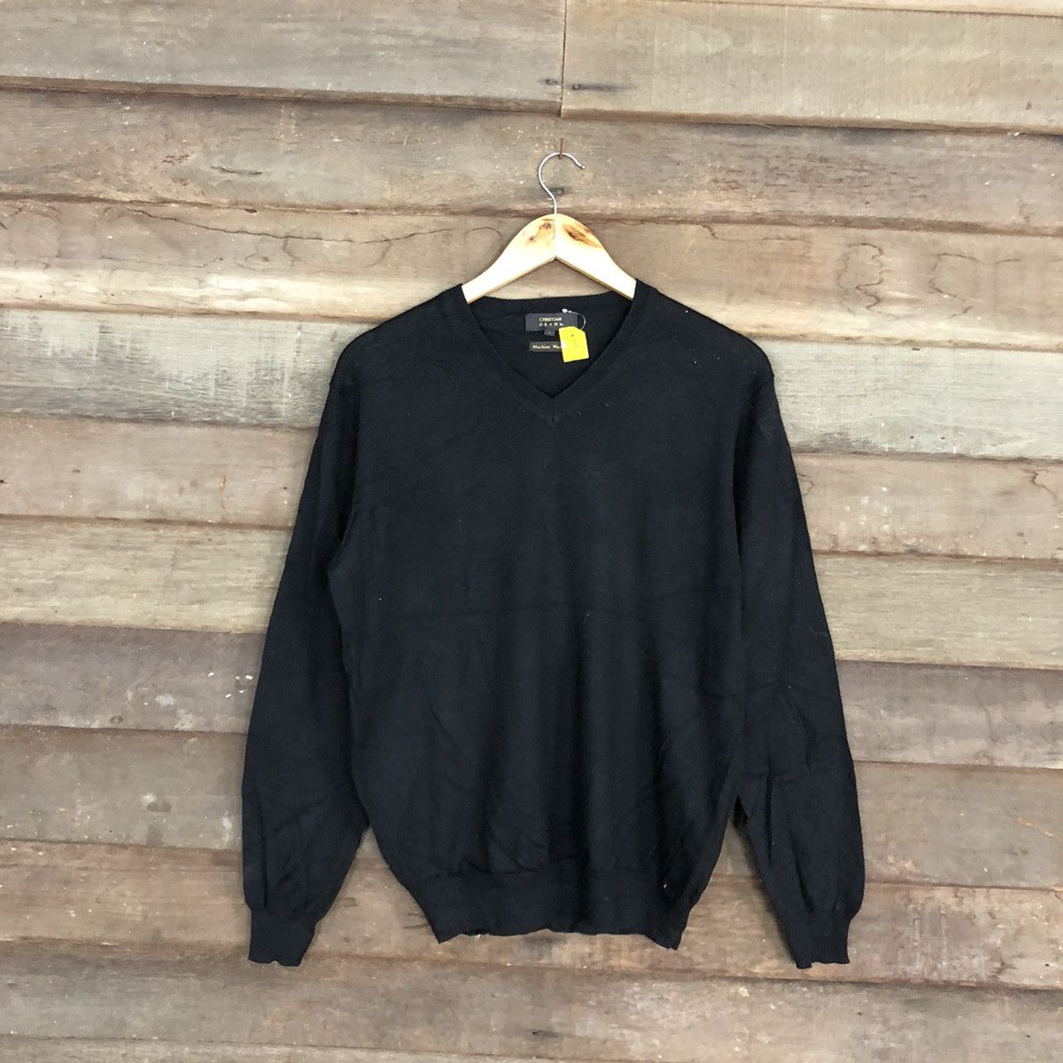 Homespun Knitwear × Japanese Brand Christian Orani Black sweatshirt knitwear #3959 Size US M / EU 48-50 / 2 - 1 Thumbnail