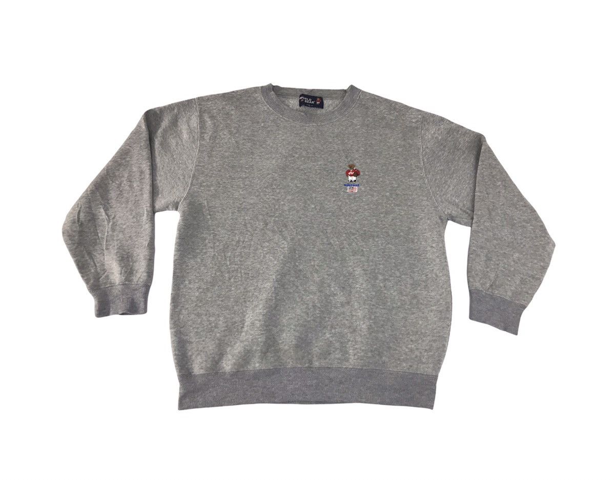 Polo Ralph Lauren 90s World Bear USA Polo Sweatshirt Embroidery Logo Crewneck Size US L / EU 52-54 / 3 - 1 Thumbnail