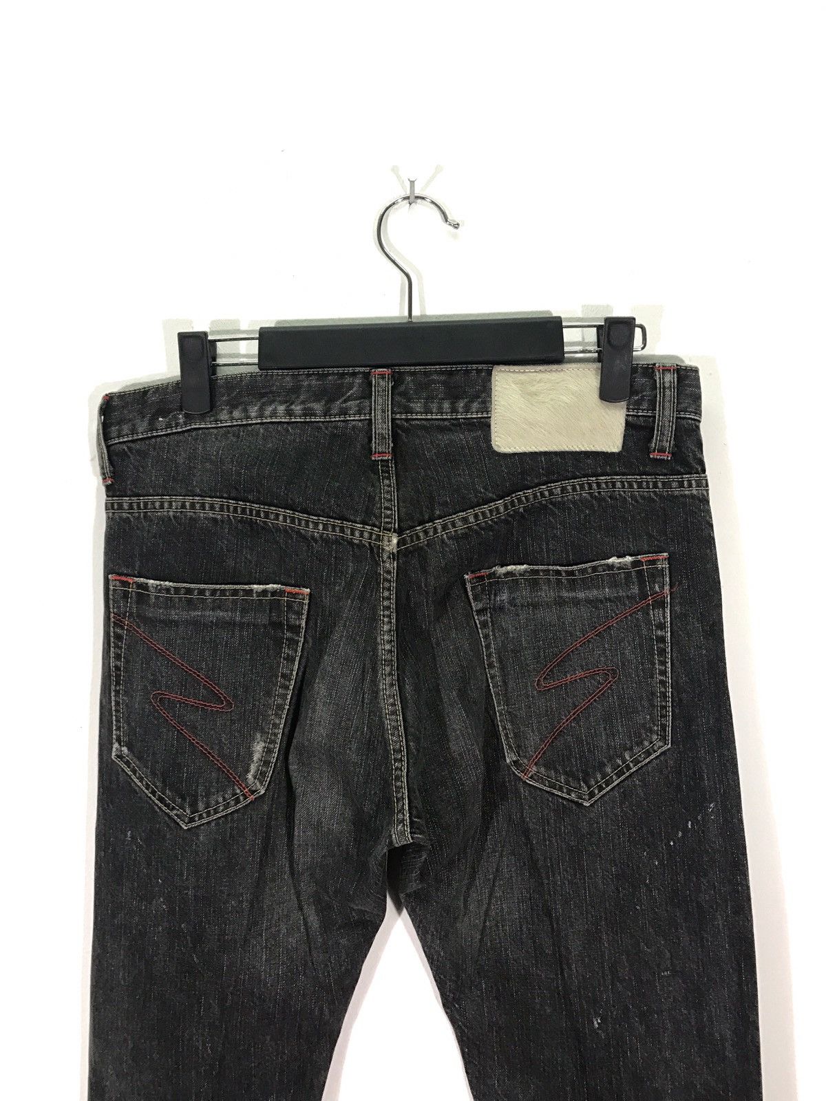 Japanese Brand Araiyan Skinny Distressed Denim Jeans Made In Japan Size US 32 / EU 48 - 5 Thumbnail