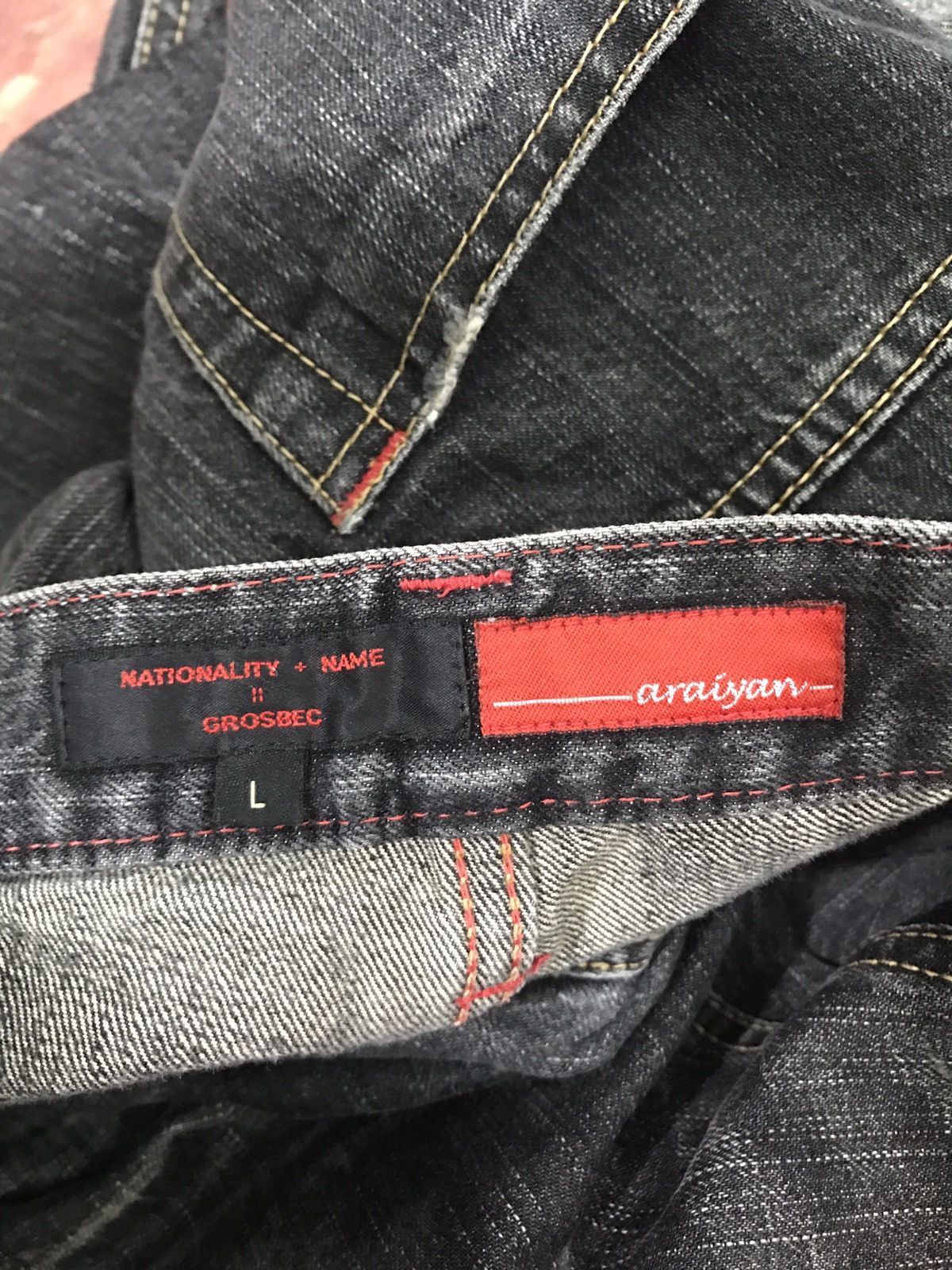 Japanese Brand Araiyan Skinny Distressed Denim Jeans Made In Japan Size US 32 / EU 48 - 7 Thumbnail