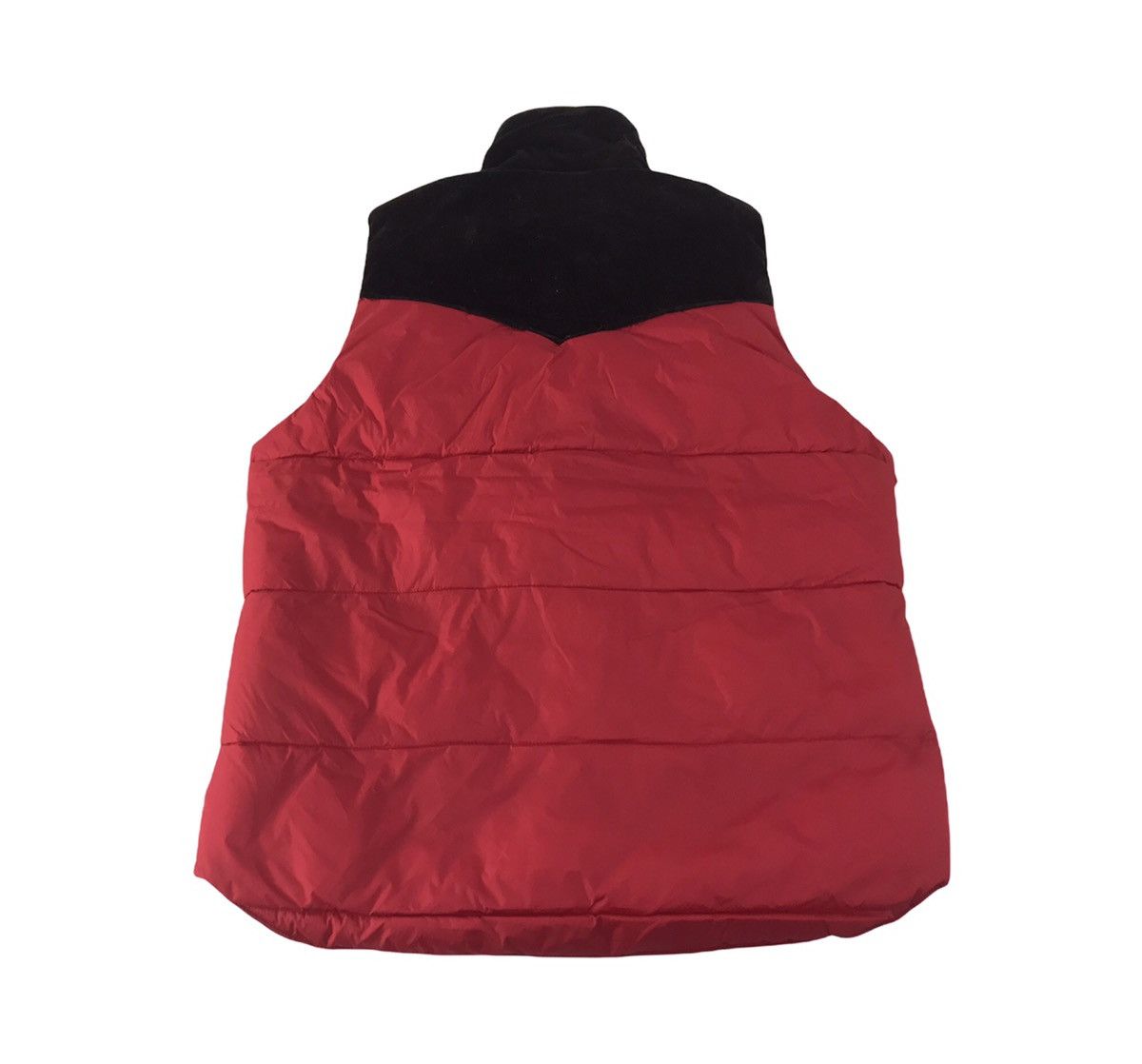 Grailed × Japanese Brand Vintage Puffer Vest Insulated Wool Quilted Striped Inner Size US XL / EU 56 / 4 - 2 Thumbnail