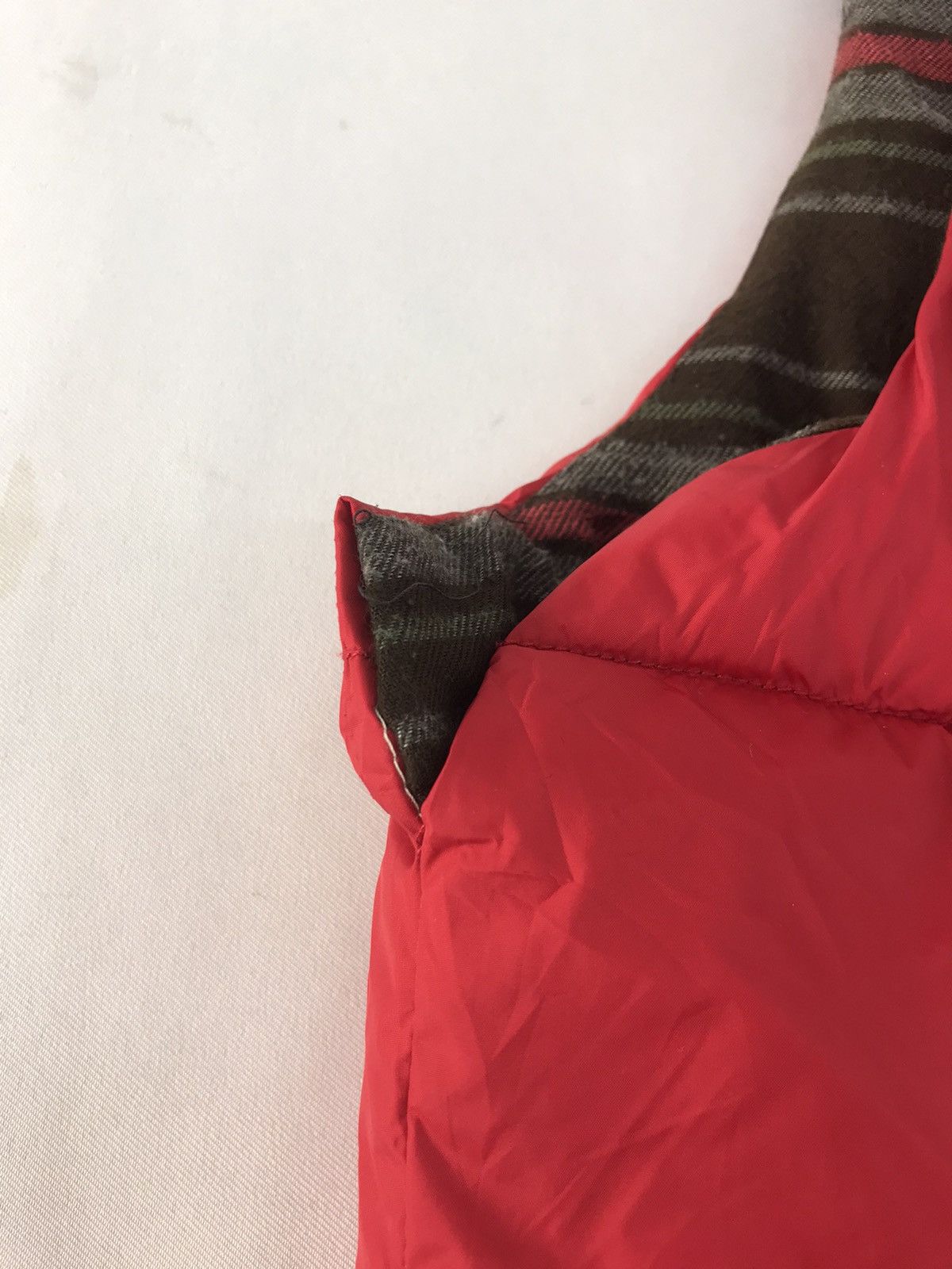 Grailed × Japanese Brand Vintage Puffer Vest Insulated Wool Quilted Striped Inner Size US XL / EU 56 / 4 - 10 Thumbnail