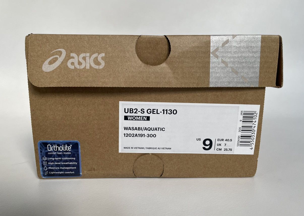 Asics × Kiko Kostadinov Wasabi/Aquatic UB2-S Gel 1130 Sneakers Size US 8 / EU 41 - 10 Thumbnail