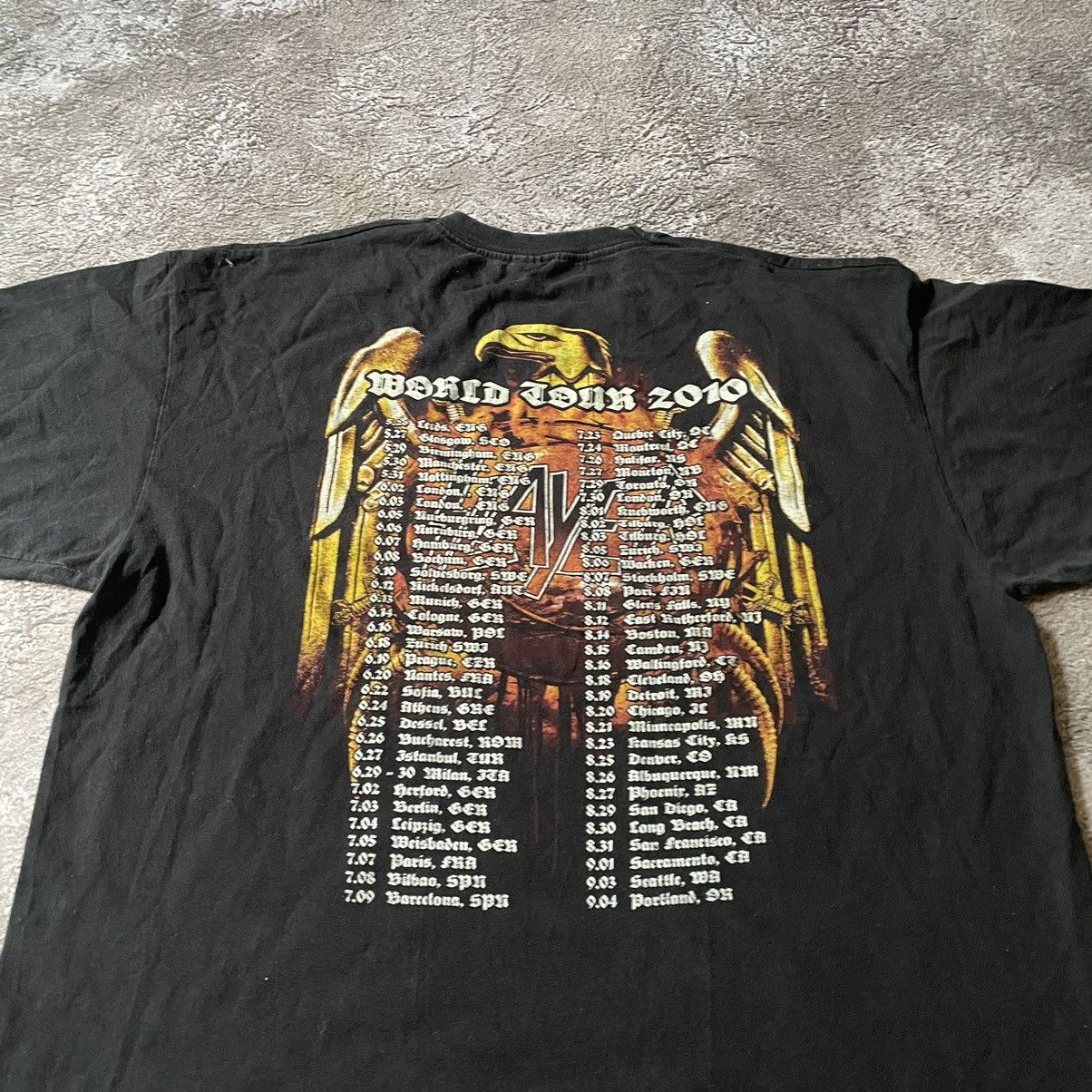 Vintage Vintage Y2K Slayer Graphic Tee Grunge Skull Print Baggy L Size US L / EU 52-54 / 3 - 8 Thumbnail